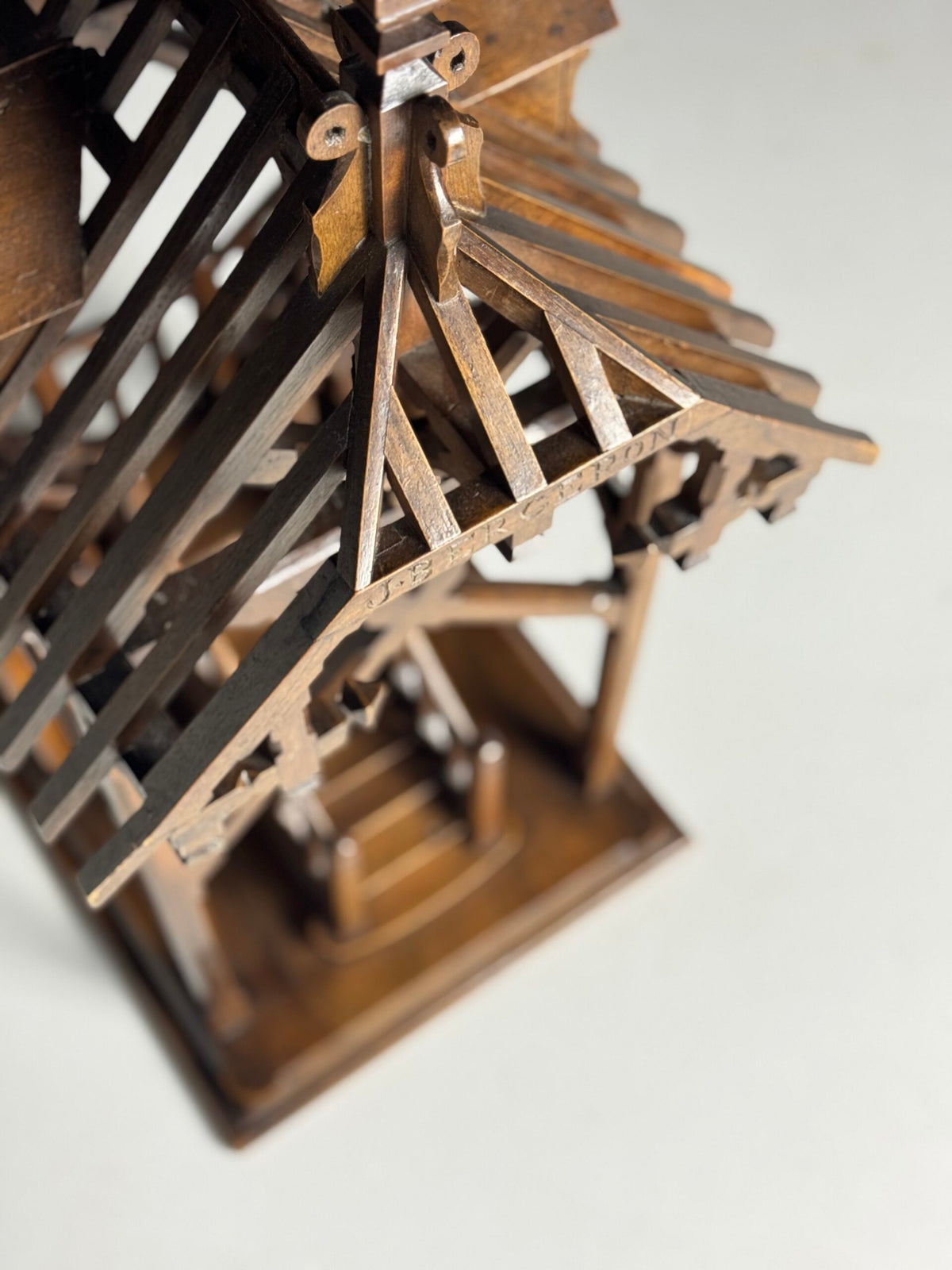 French Chef d'Oeuvre Scale Model, Signed J. Bergeron 1913, photo 4
