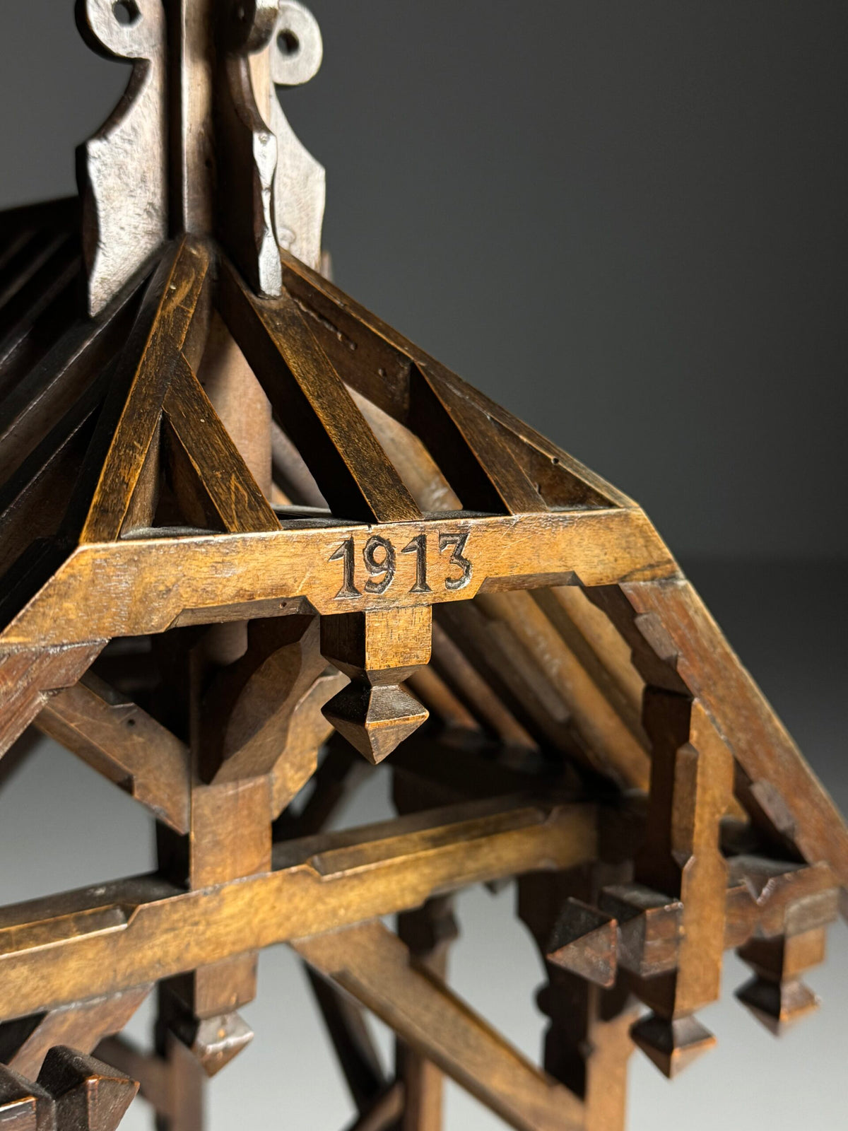 French Chef d'Oeuvre Scale Model, Signed J. Bergeron 1913, photo 29