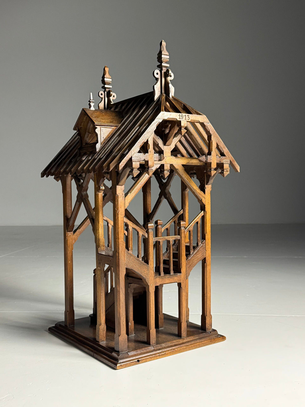 French Chef d'Oeuvre Scale Model, Signed J. Bergeron 1913, photo 30