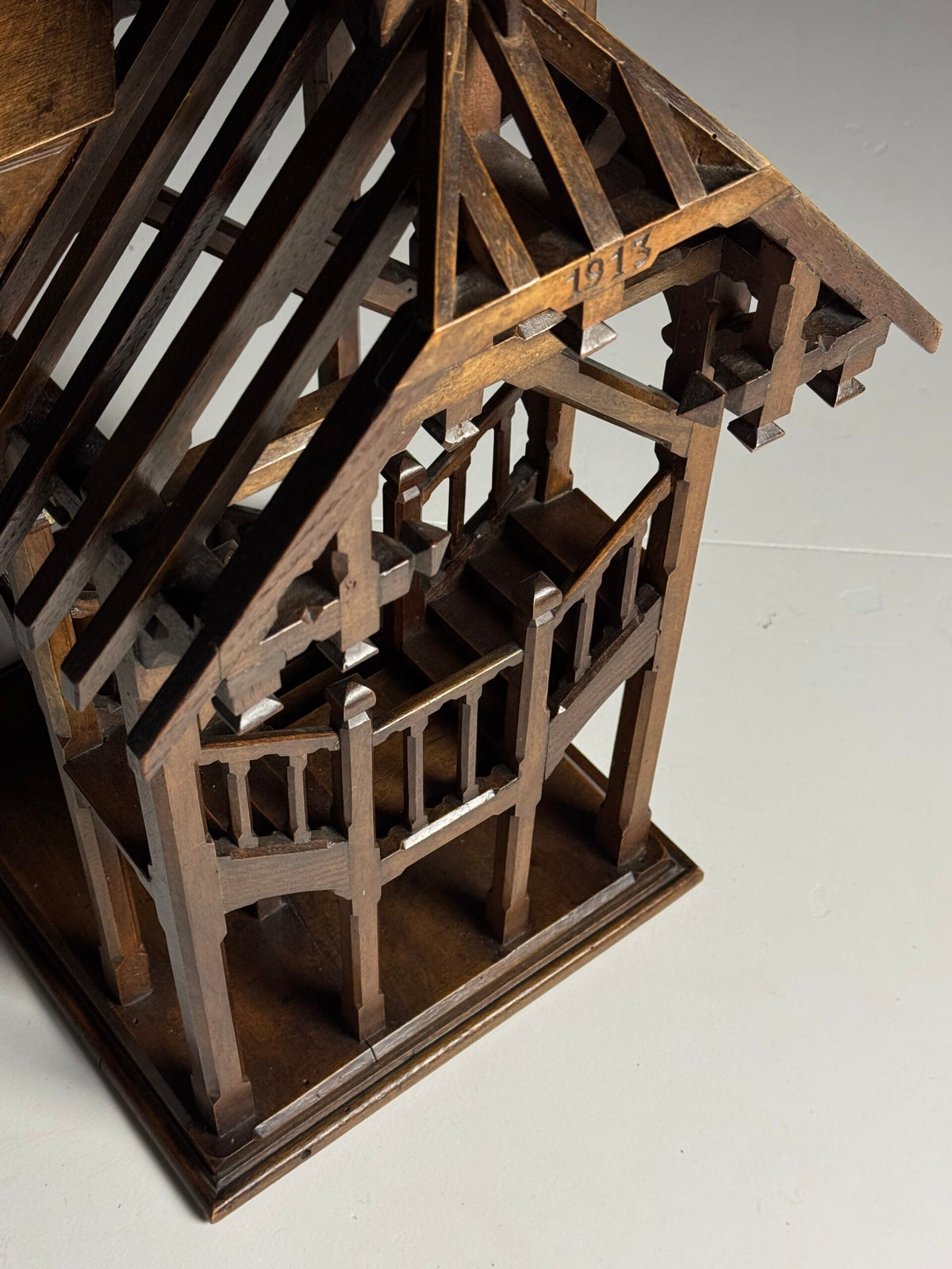 French Chef d'Oeuvre Scale Model, Signed J. Bergeron 1913, photo 32