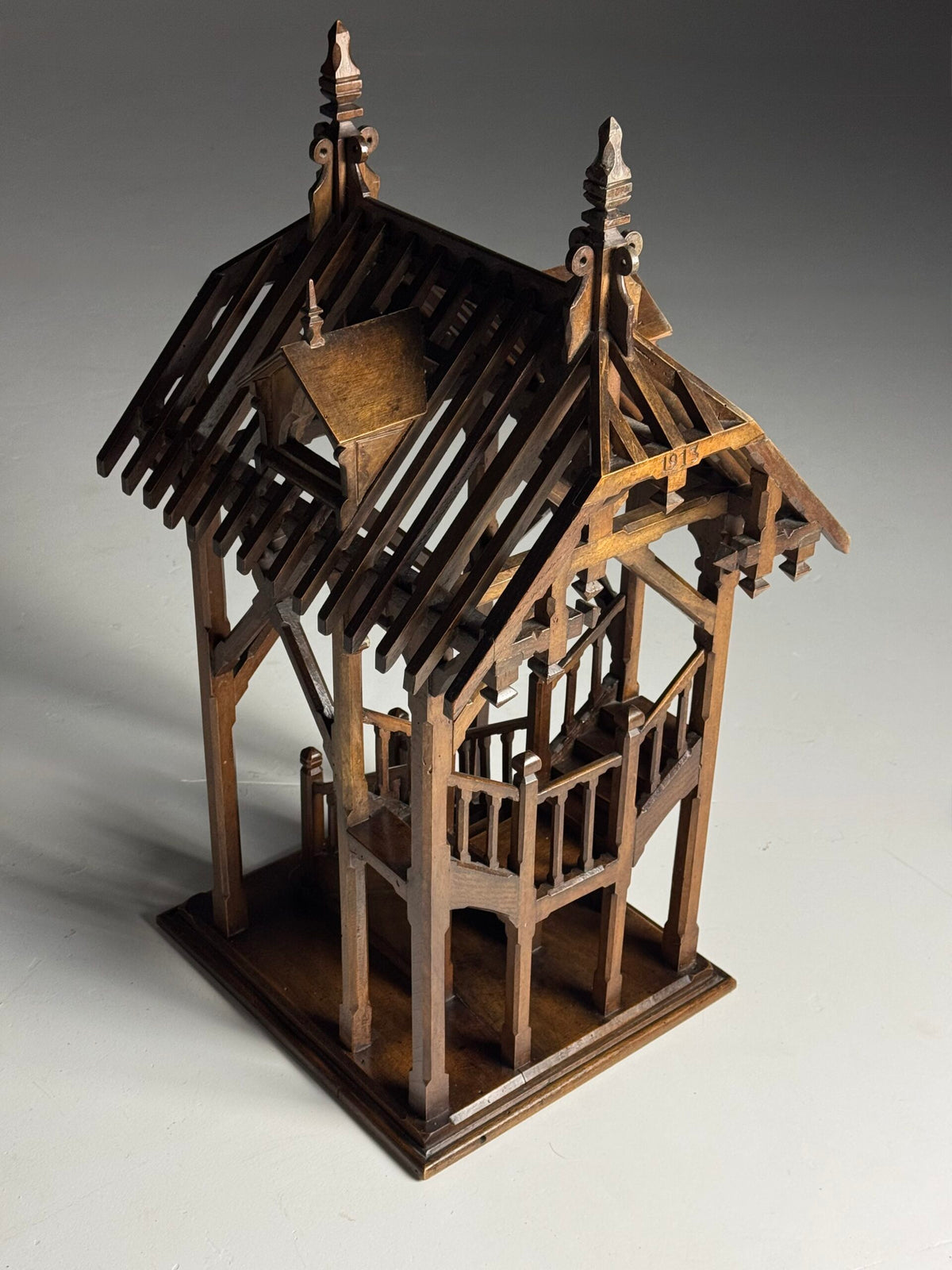French Chef d'Oeuvre Scale Model, Signed J. Bergeron 1913, photo 17