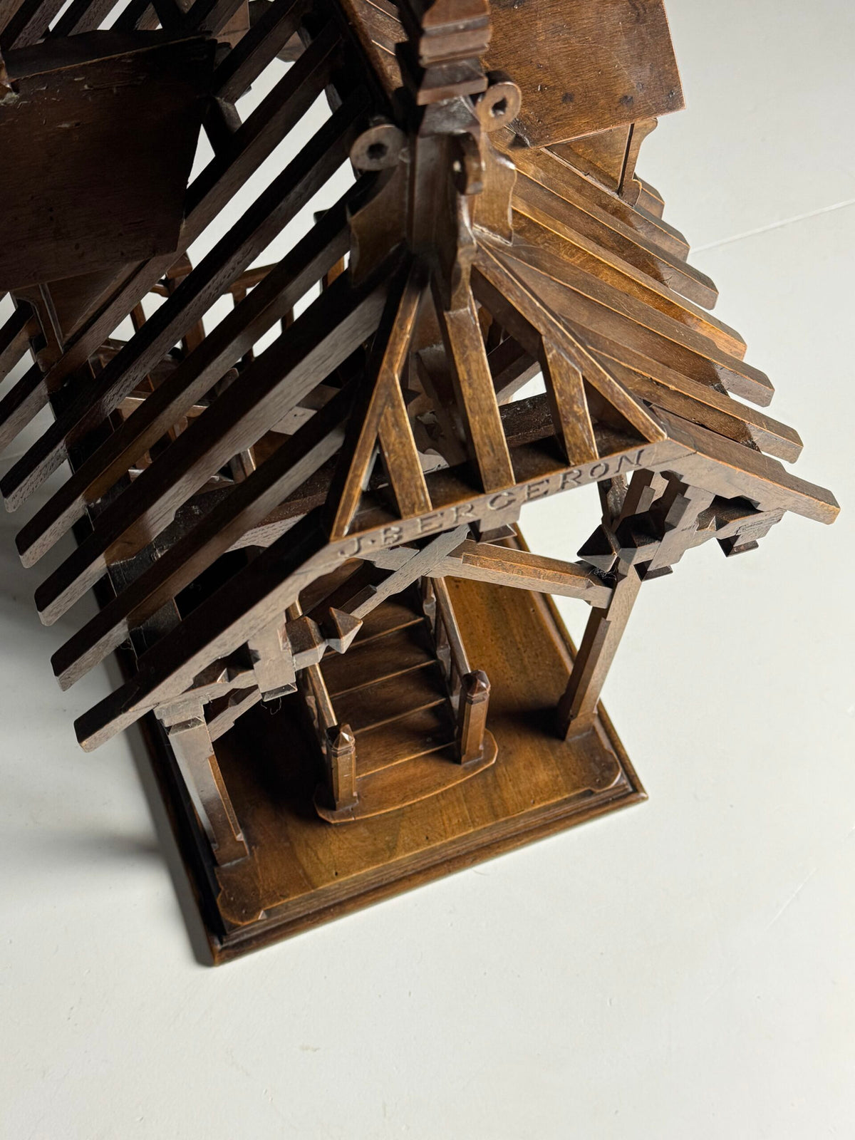 French Chef d'Oeuvre Scale Model, Signed J. Bergeron 1913, photo 25