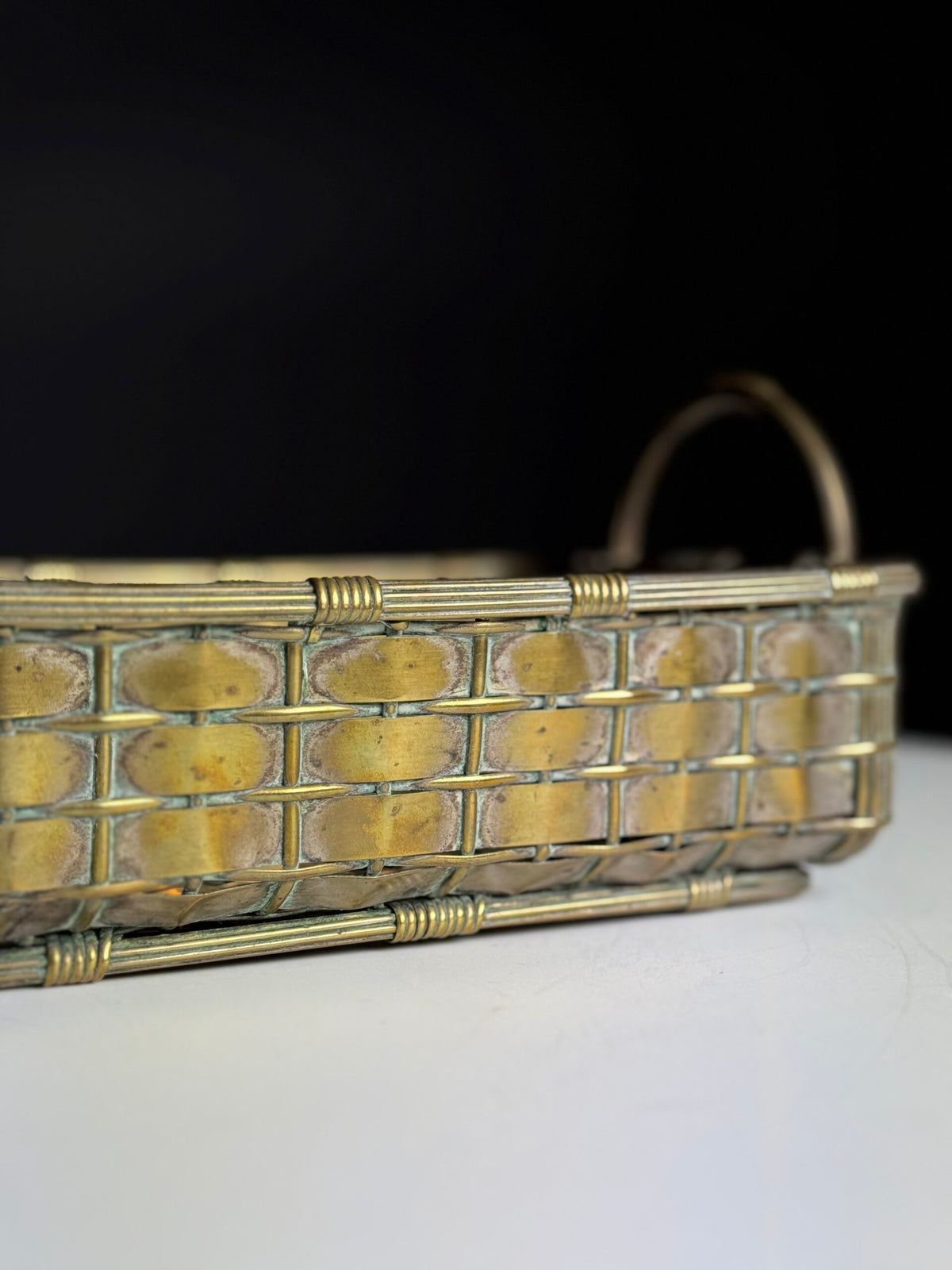 French Metal Basket, Early to Mid 20th Century, photo 2
