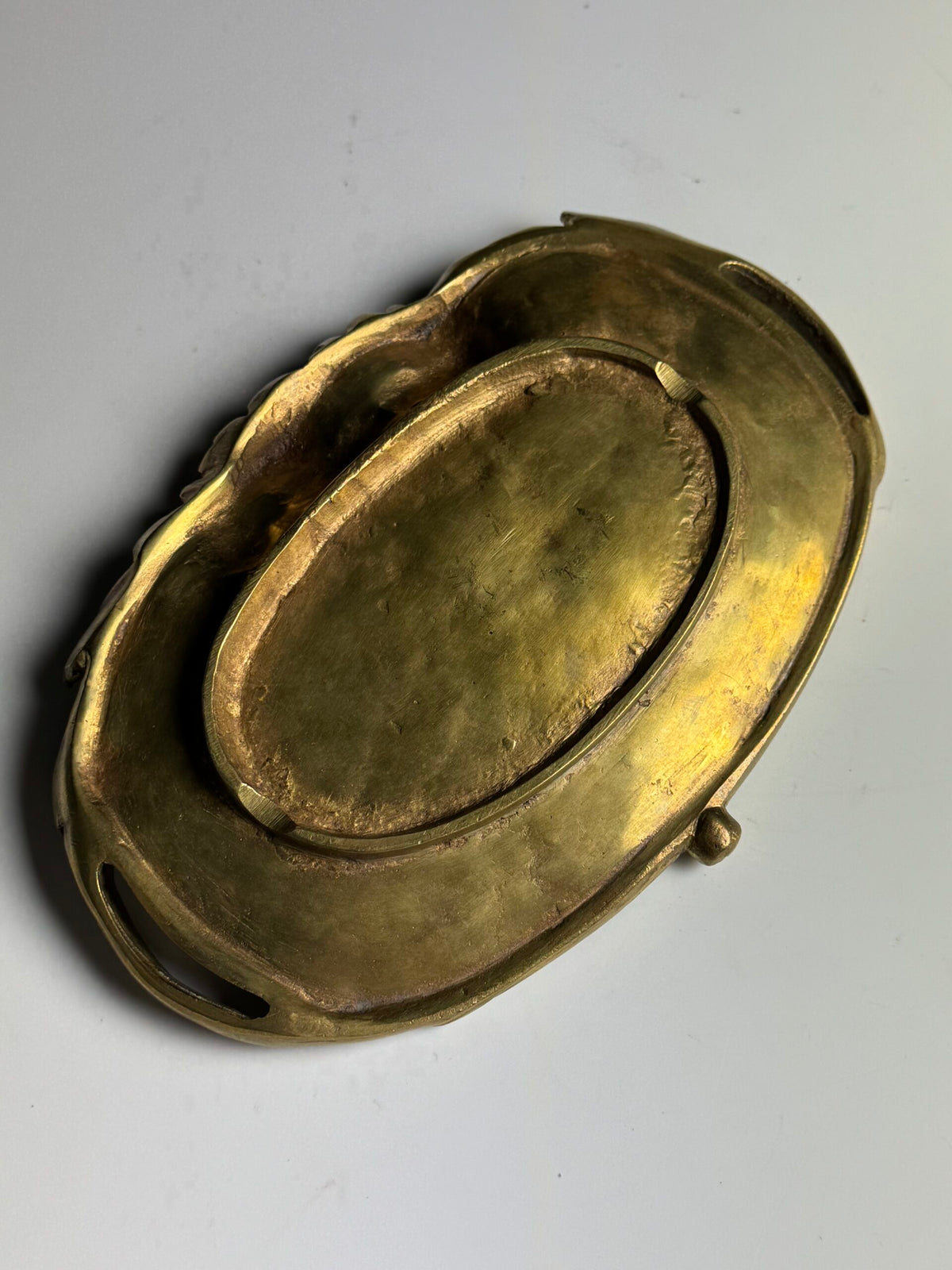 Ornate Bronze Dish Signed A. Marionnet, France, photo 9