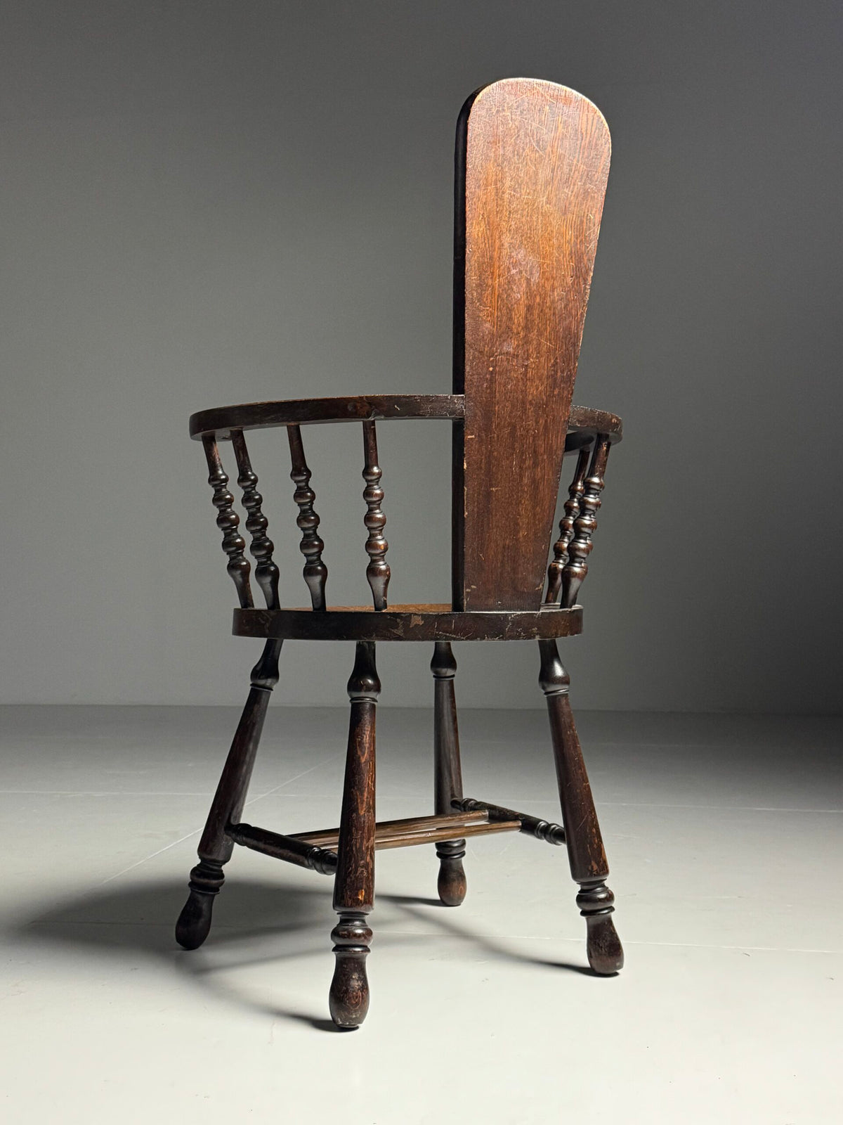 Antique Oak Bobbin Armchair, Early 20th Century, photo 13