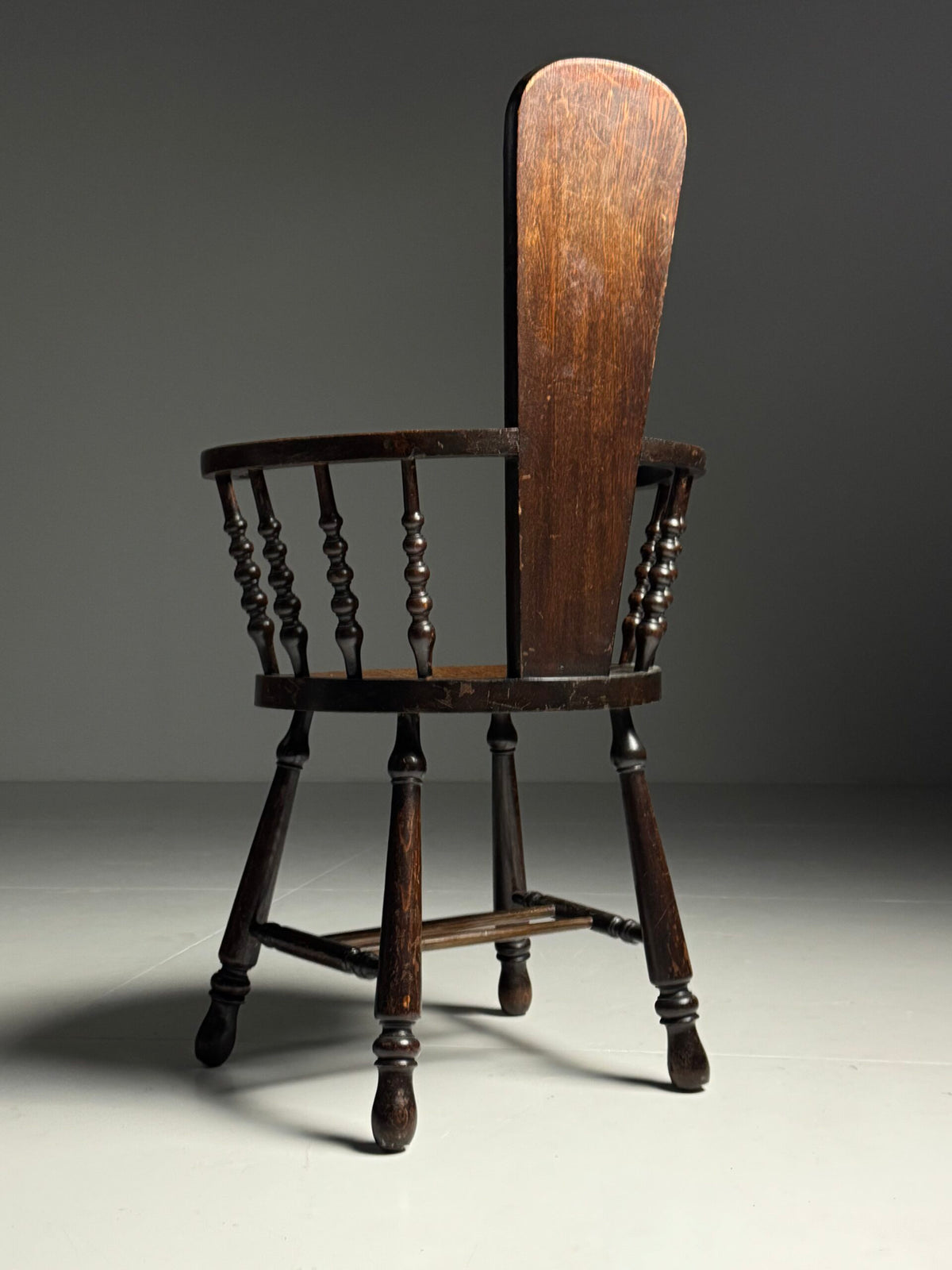 Antique Oak Bobbin Armchair, Early 20th Century, photo 14