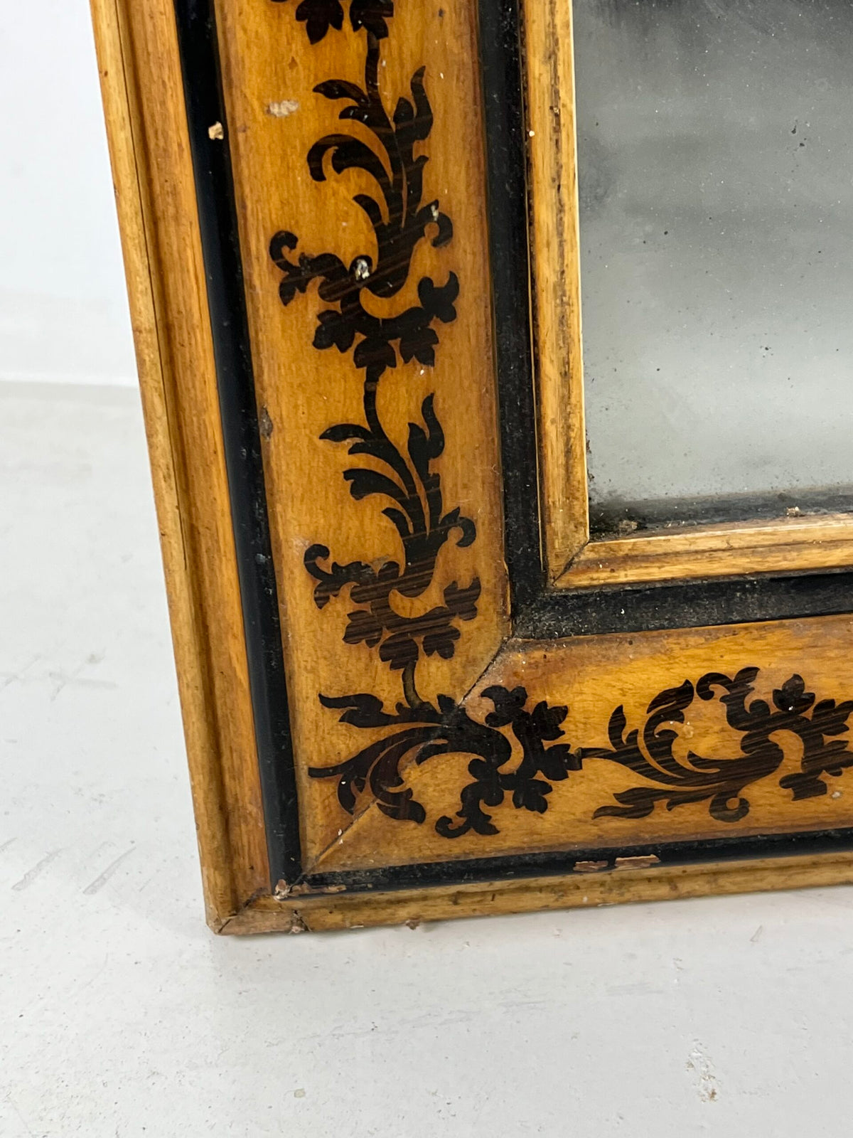 French Louis Philippe Faux Bois Mirror, 19th Century, photo 6