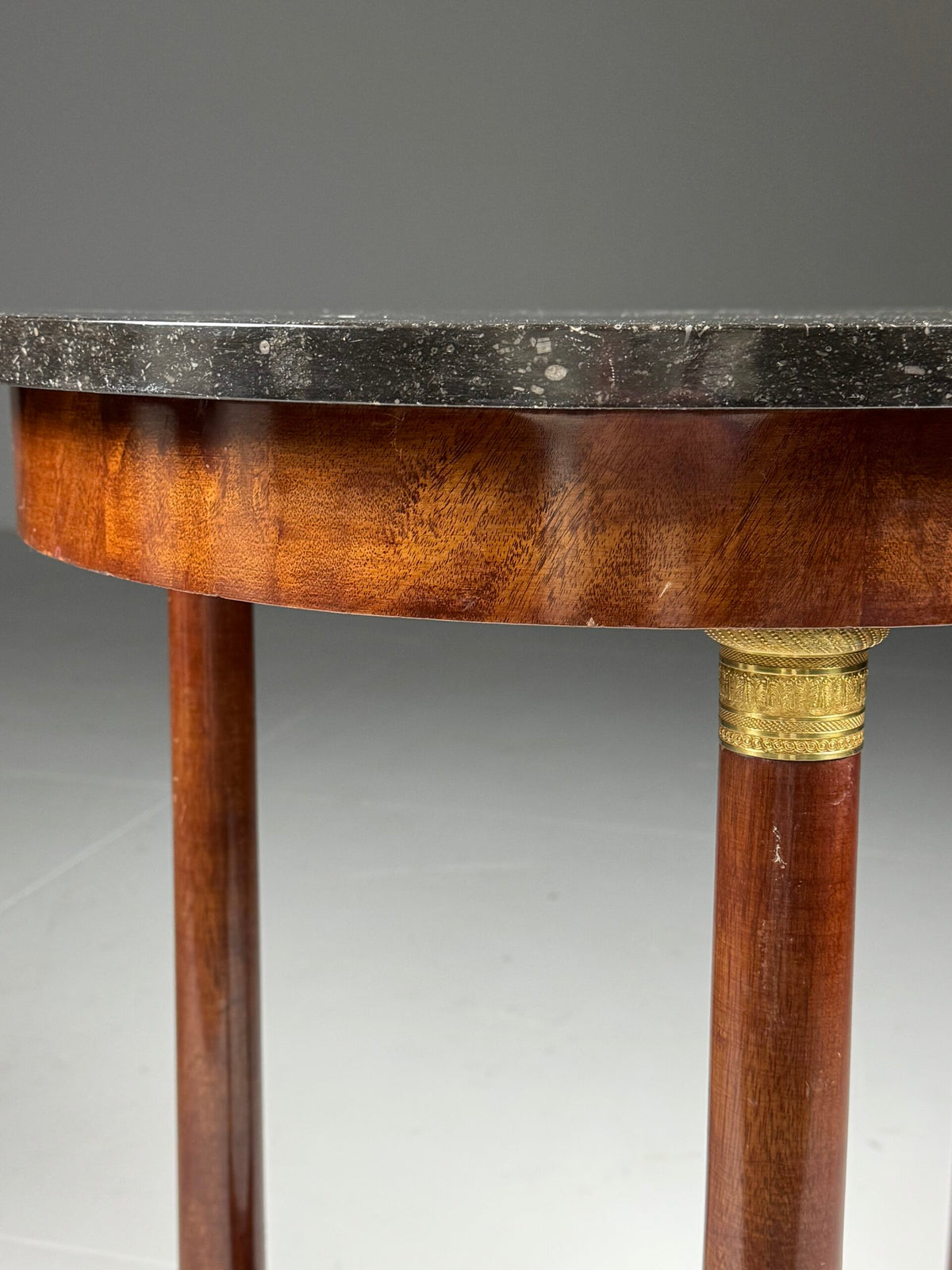 Empire Style Gueridon with Hard Stone Top, France c. 1900, photo 12