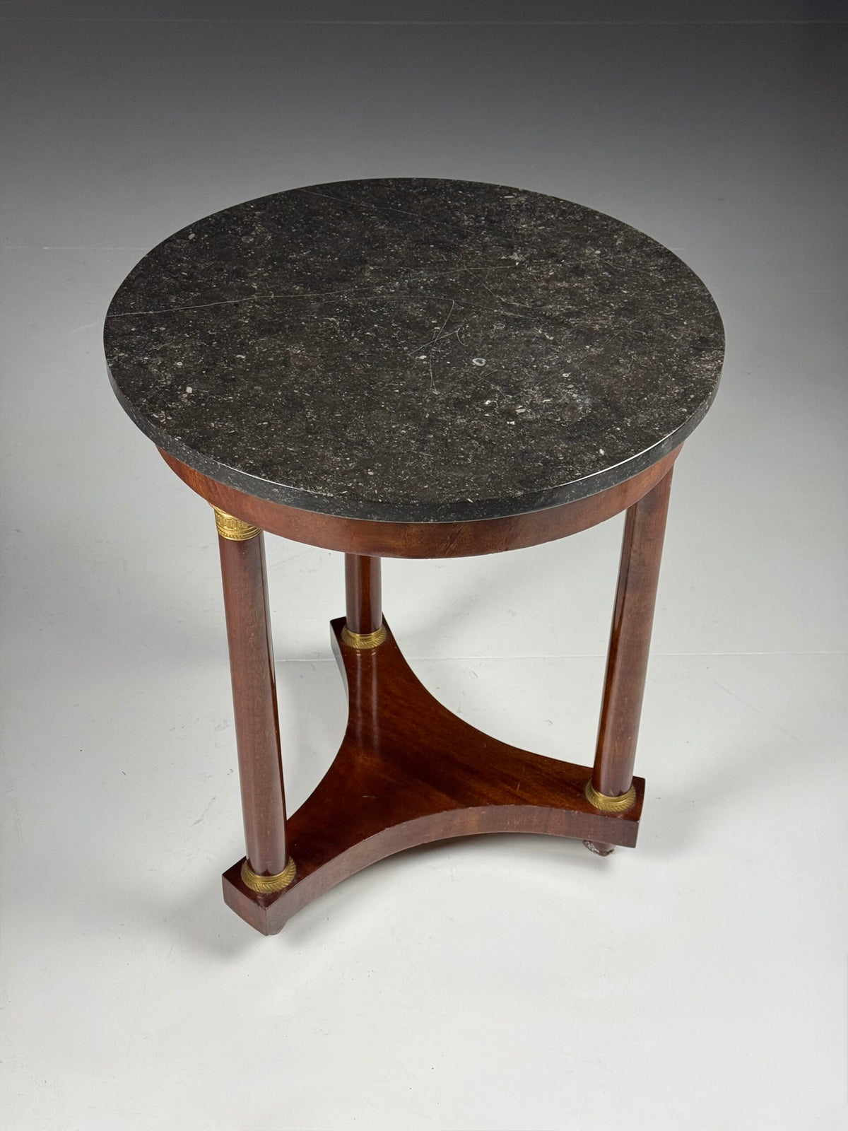 Empire Style Gueridon with Hard Stone Top, France c. 1900, photo 1