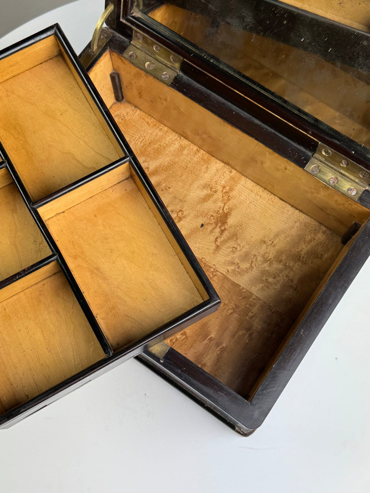 Dutch Marquetry Jewellery Box, Late 19th Century, photo 11