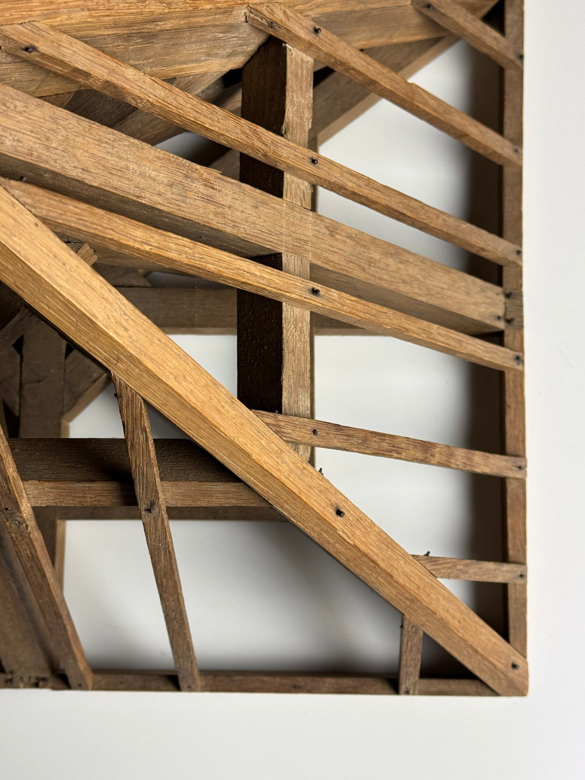 French Oak Piece de Maitrise Roof Model, 20th Century, photo 2