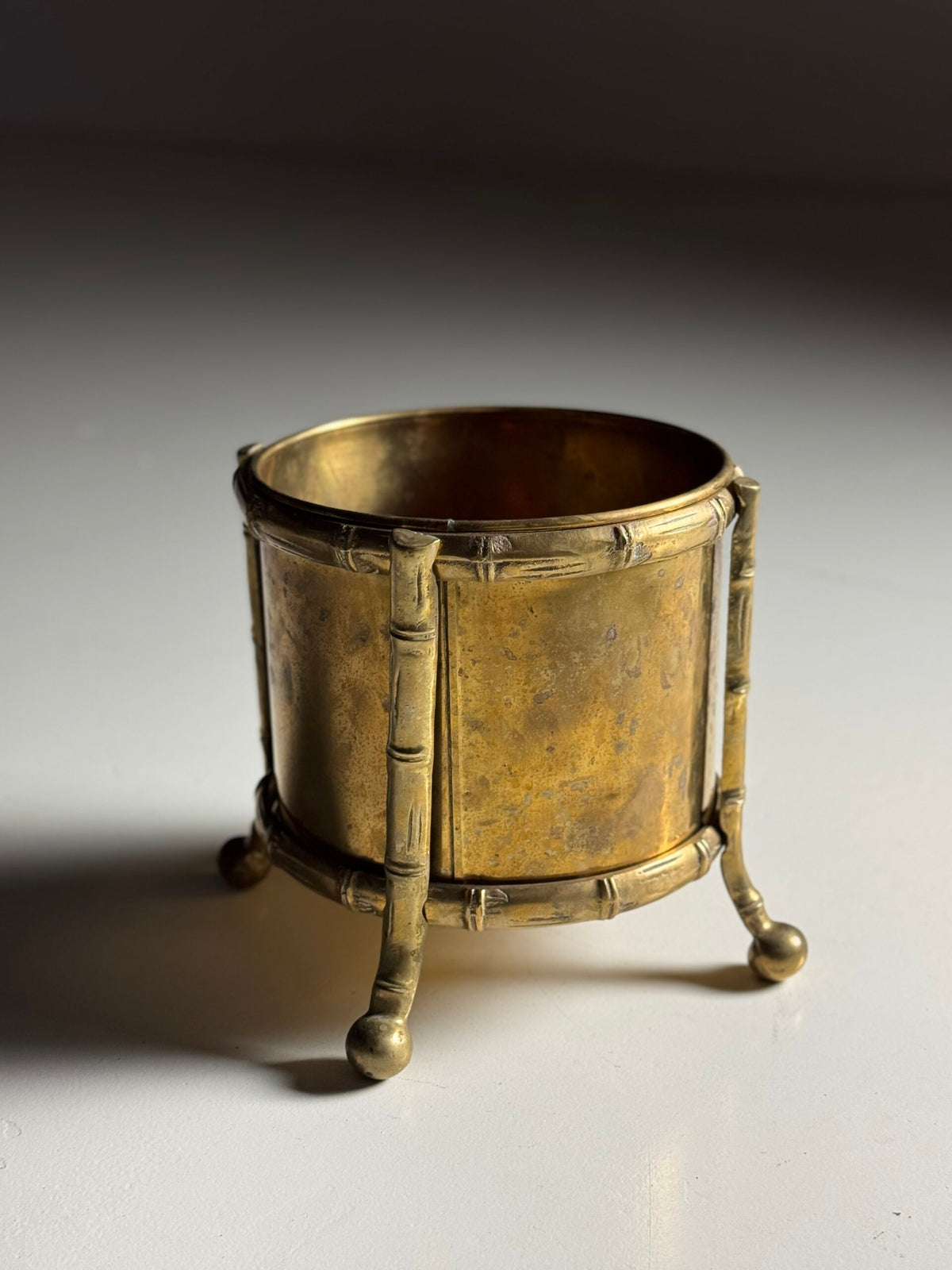 French Faux Bamboo Wine Cooler, Mid 20th Century, photo 1