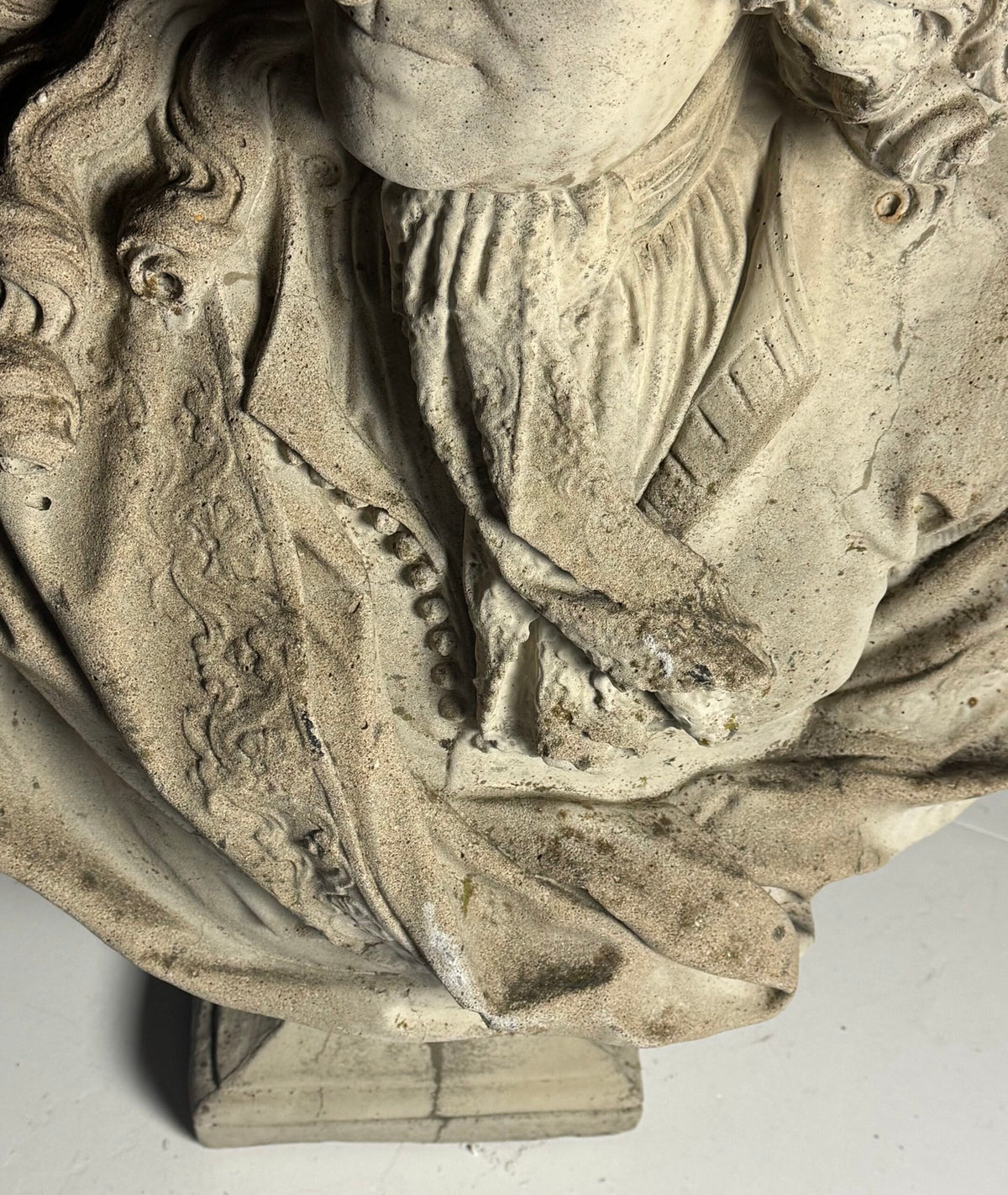 Gigantic Concrete Bust of Louis XIV, 112 cm, photo 14