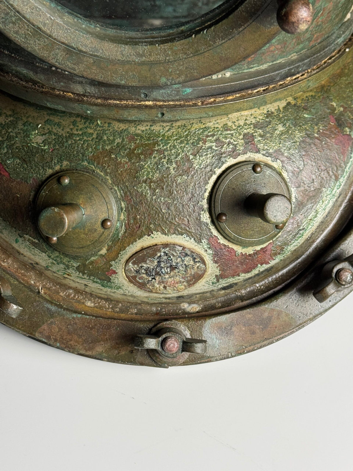 Antique Korean or Japanese Copper Diving Helmet, 1920 to 1960, photo 26