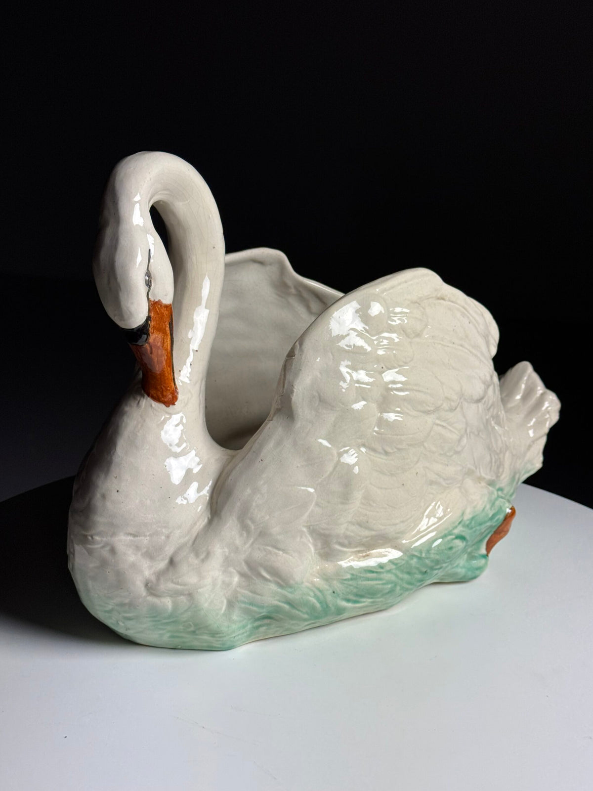 Vintage Swan Wine Cooler or Champagne Bowl, France, photo 12