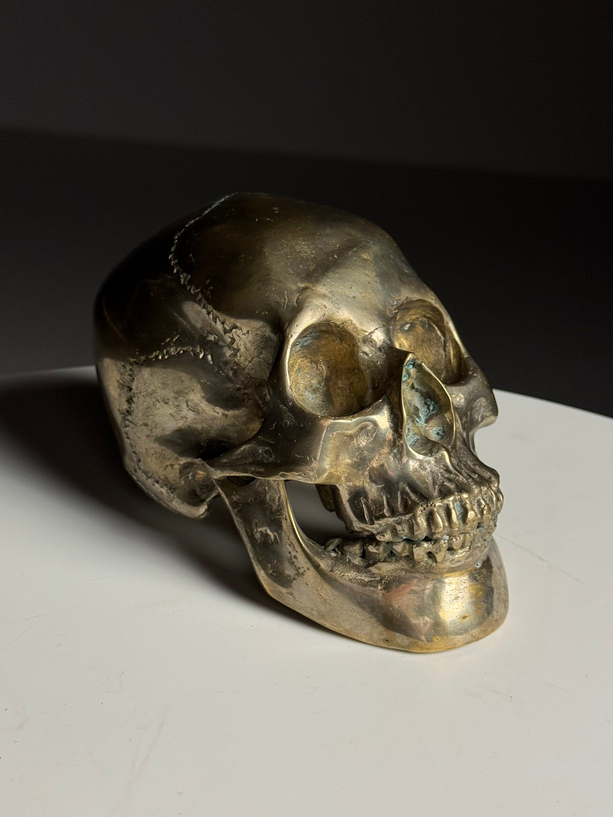 Bronze Skull, Early to Mid 20th Century, photo 2