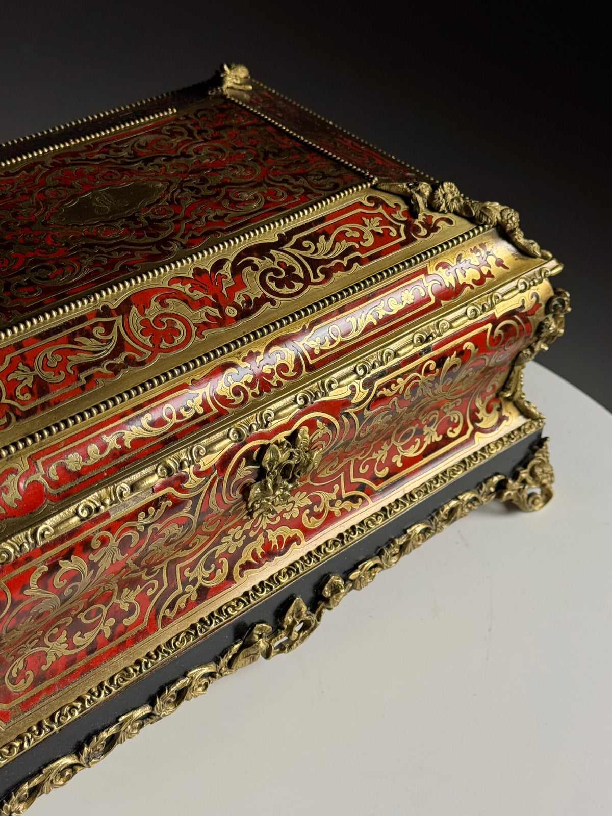 Napoleon III Boulle Style Box, 19th Century, photo 28