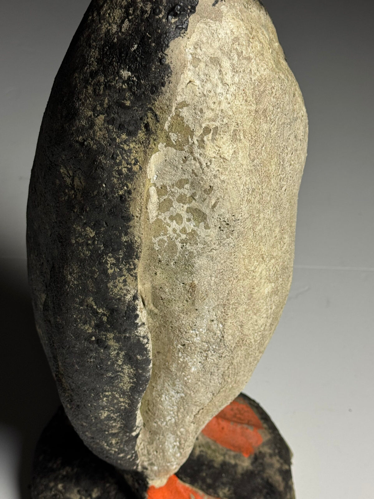 Weathered Concrete Penguin Garden Statue, photo 18