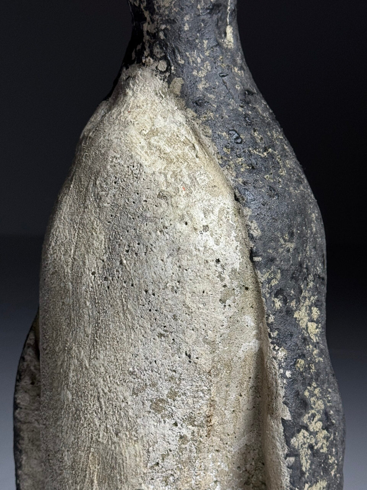 Weathered Concrete Penguin Garden Statue, photo 10