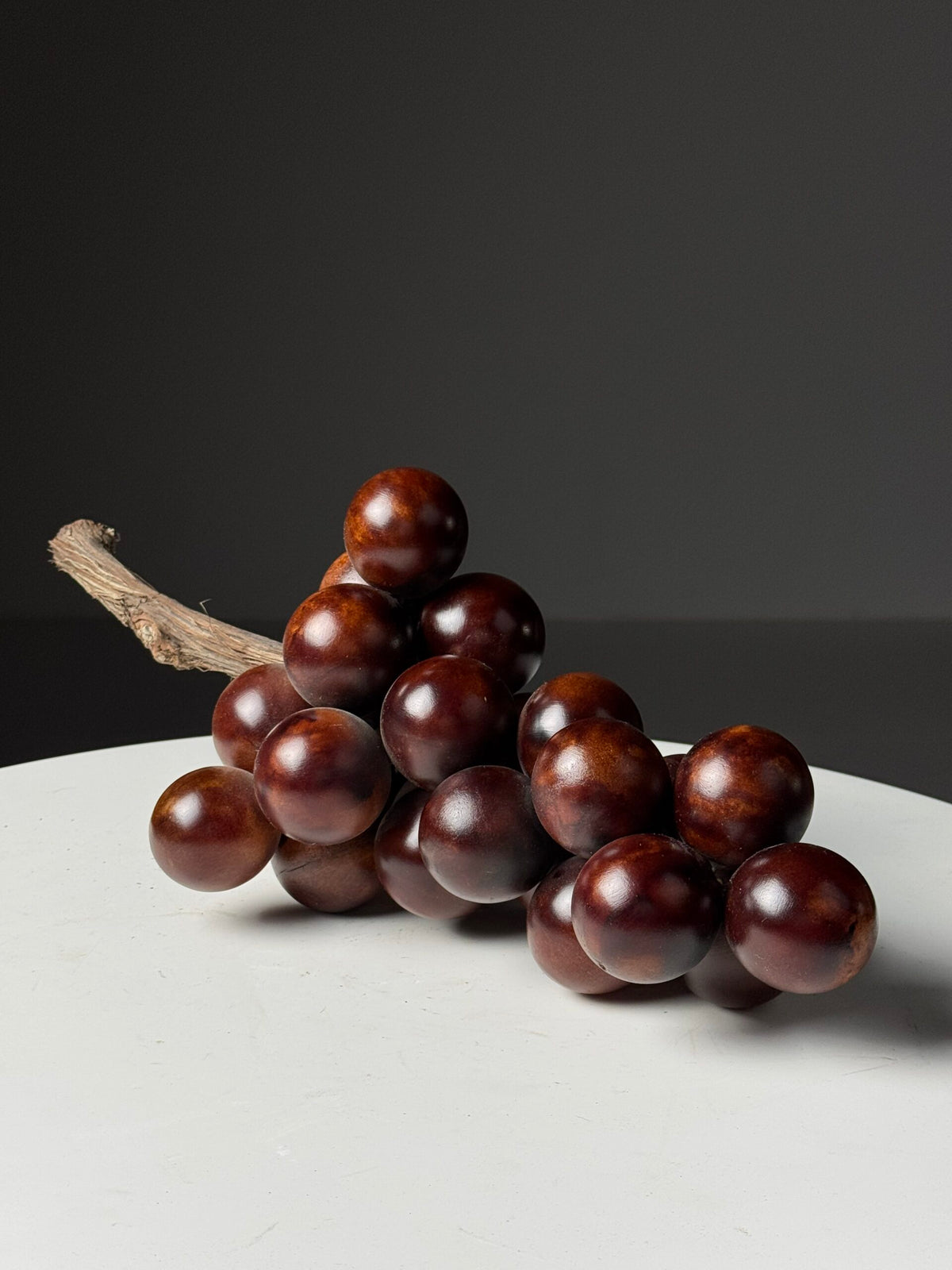 Large Brown Alabaster Bunch of Grapes, Italy, photo 1