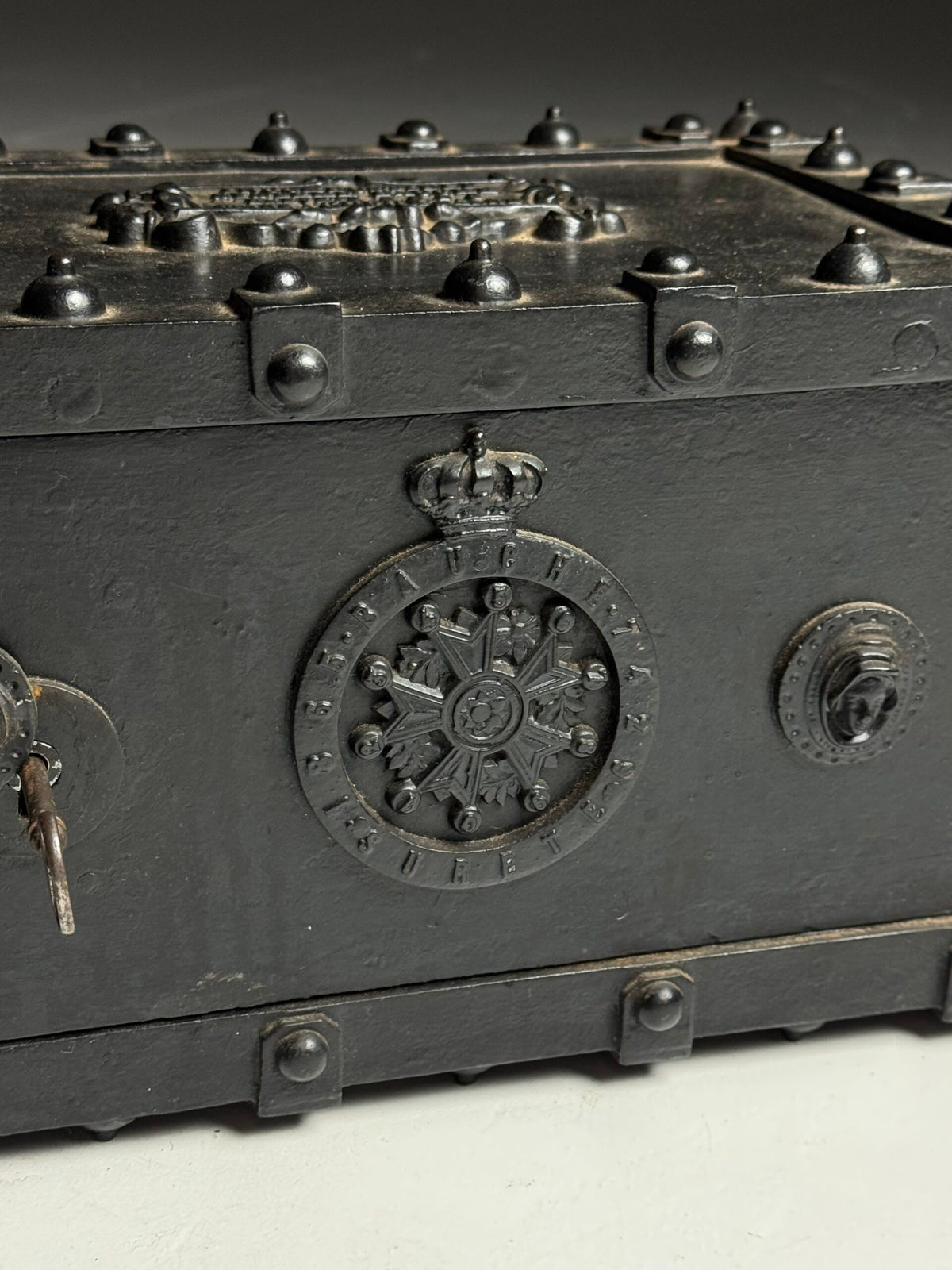 French Bauche Strongbox, 19th Century, photo 4