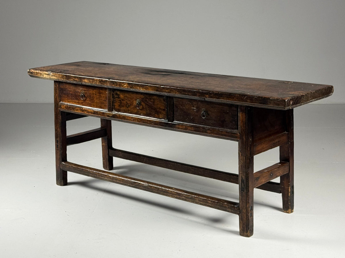 Chinese Hardwood Side Table, Early 20th Century, photo 1