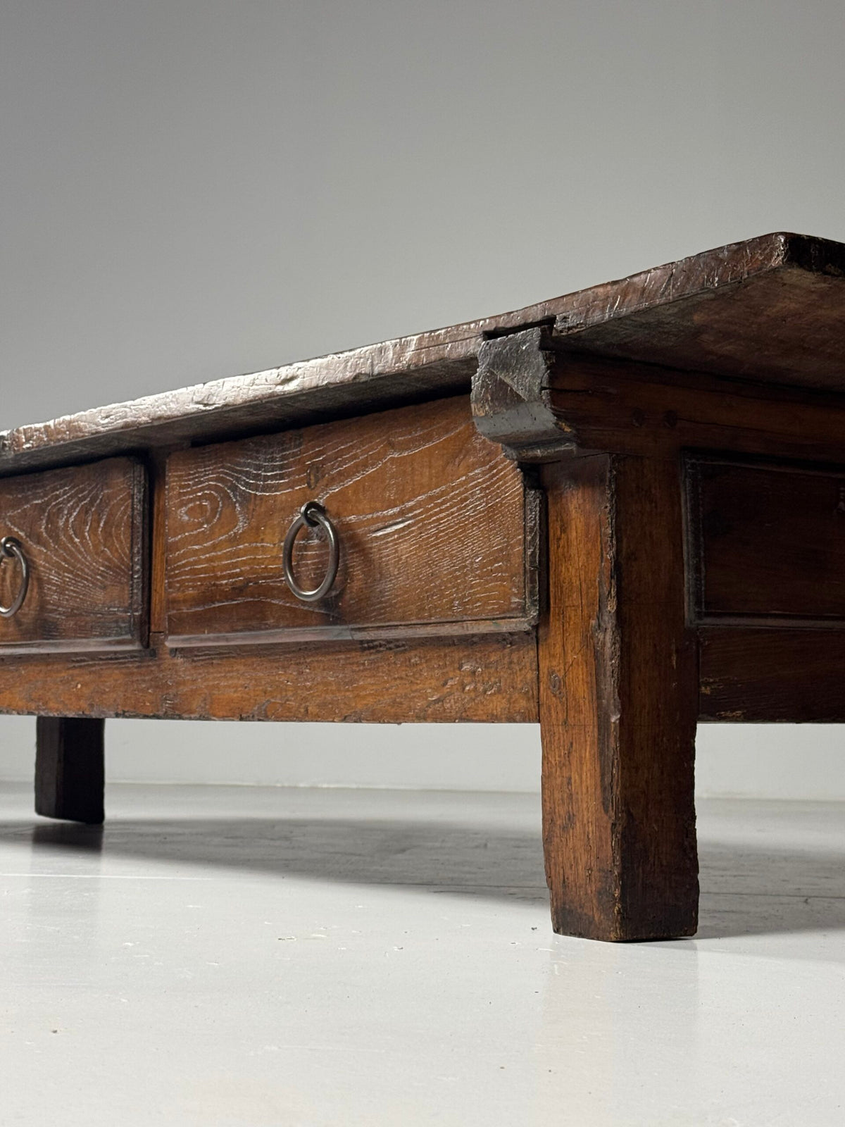 Very Long Spanish Walnut Coffee Table, 18th Century, 216 cm, photo 17