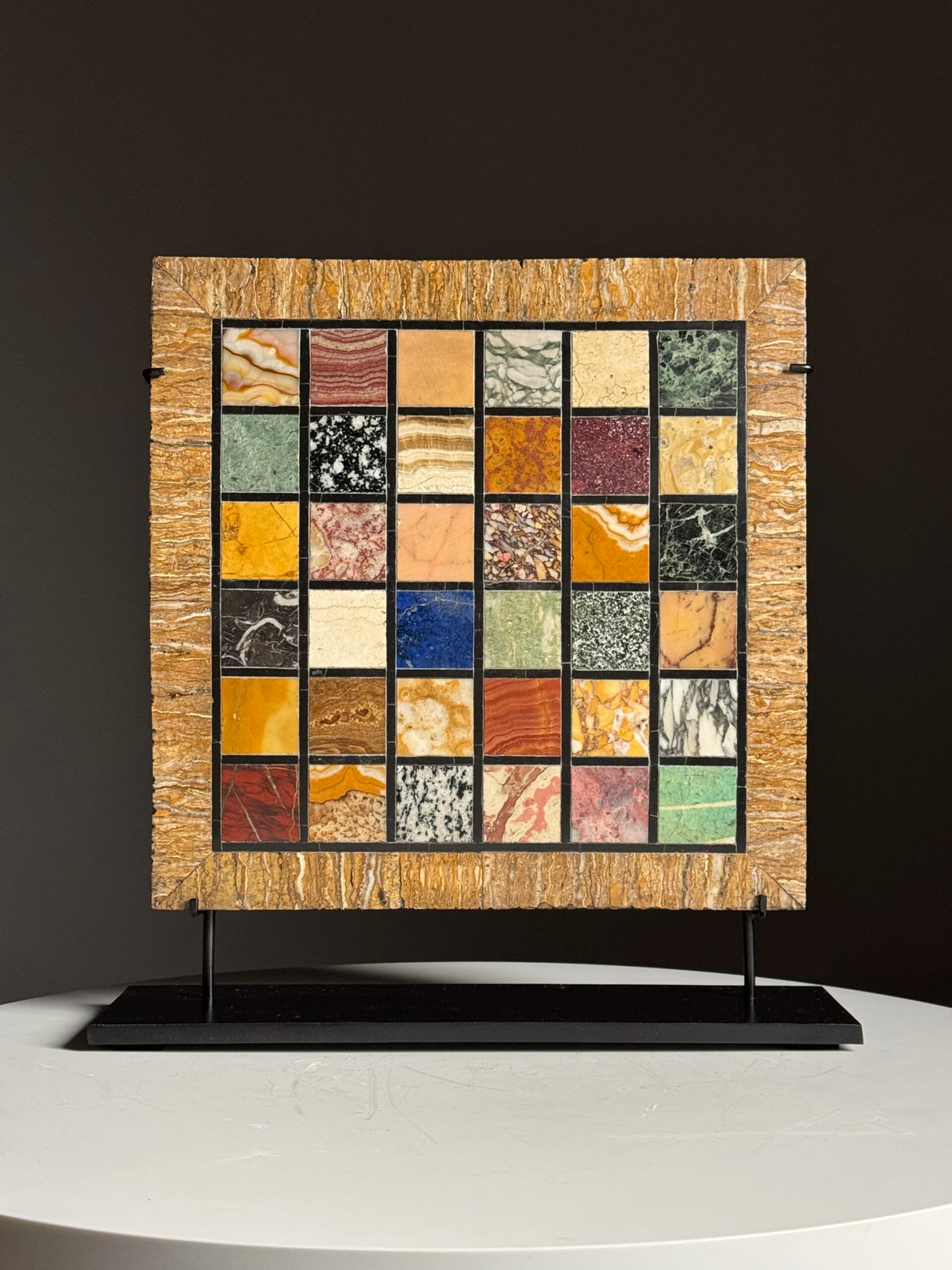 Grand Tour Marble Specimen Tablet, Italy, 1800 to 1830, photo 1