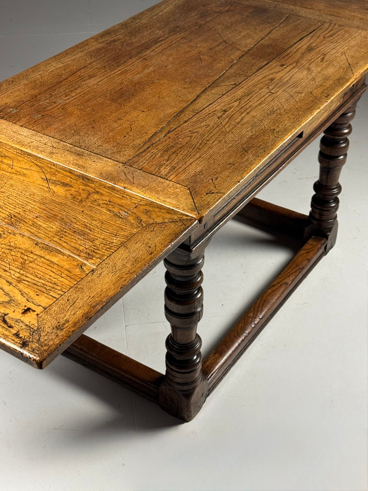 English Oak Extending Table, circa 1700, photo 7