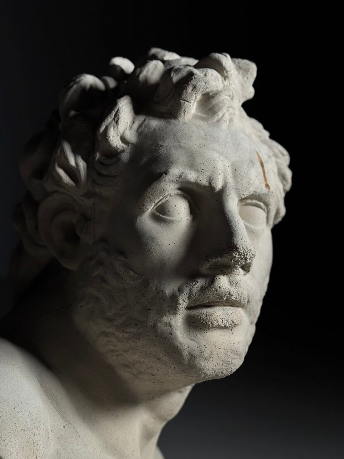 Concrete Bust of a Companion of Odysseus, England, photo 7