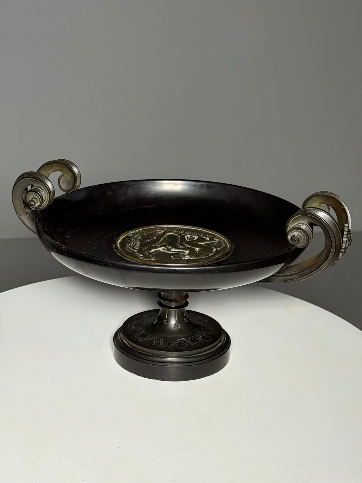 Bronze and Slate Tazza by Ferdinand Levillain, c. 1860, photo 17