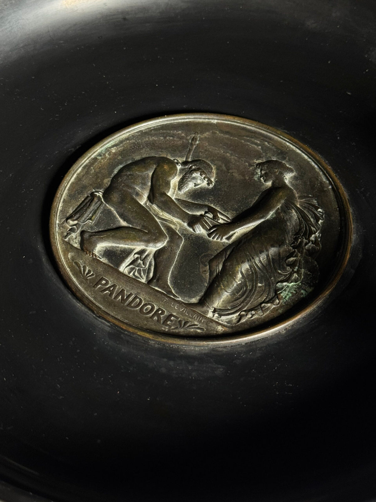 Bronze and Slate Tazza by Ferdinand Levillain, c. 1860, photo 18