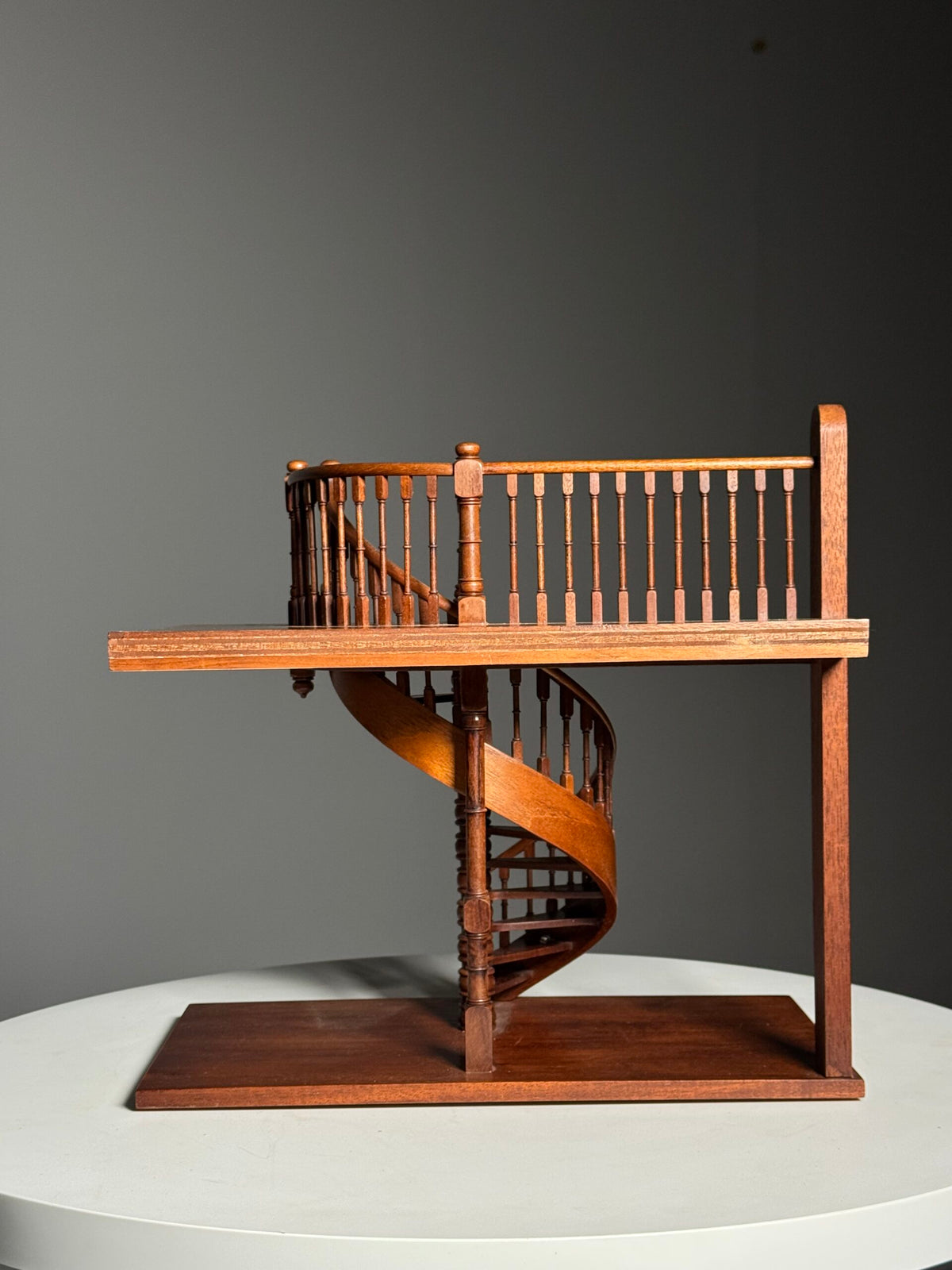 Wooden Staircase Architectural Model with Herringbone Floor, photo 11