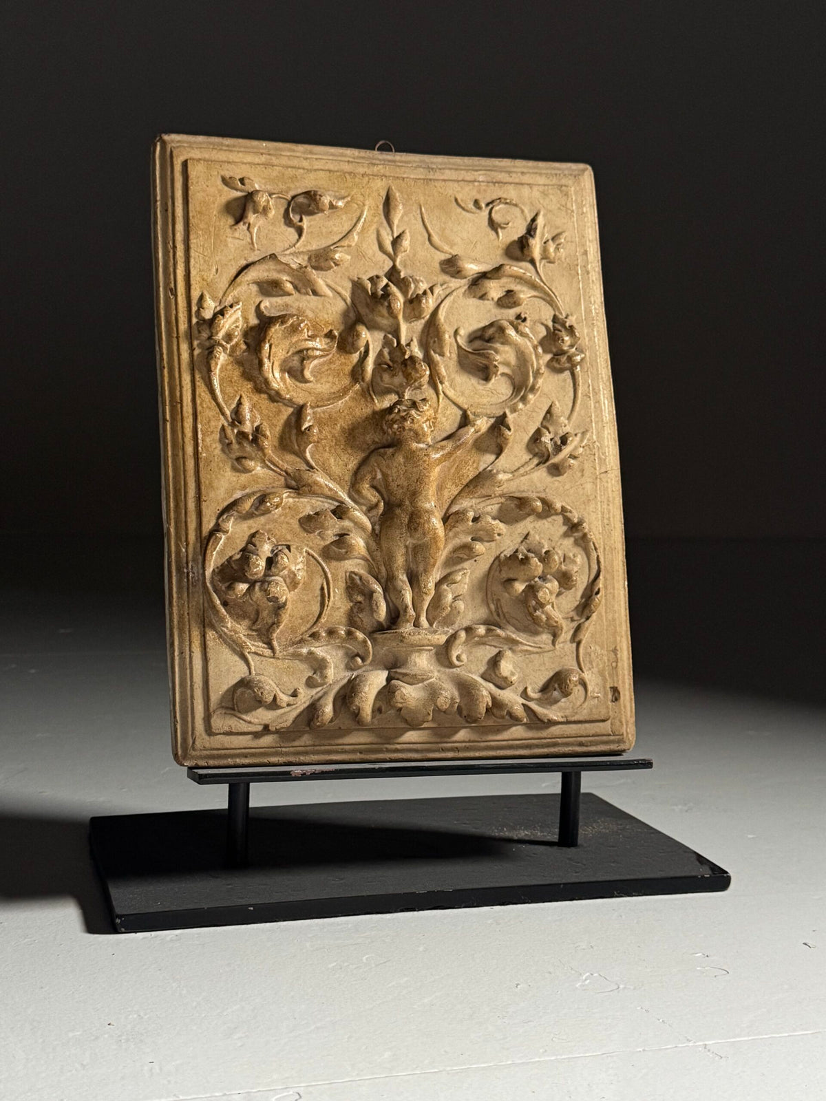 French Plaster Relief Panel, 19th Century, photo 4