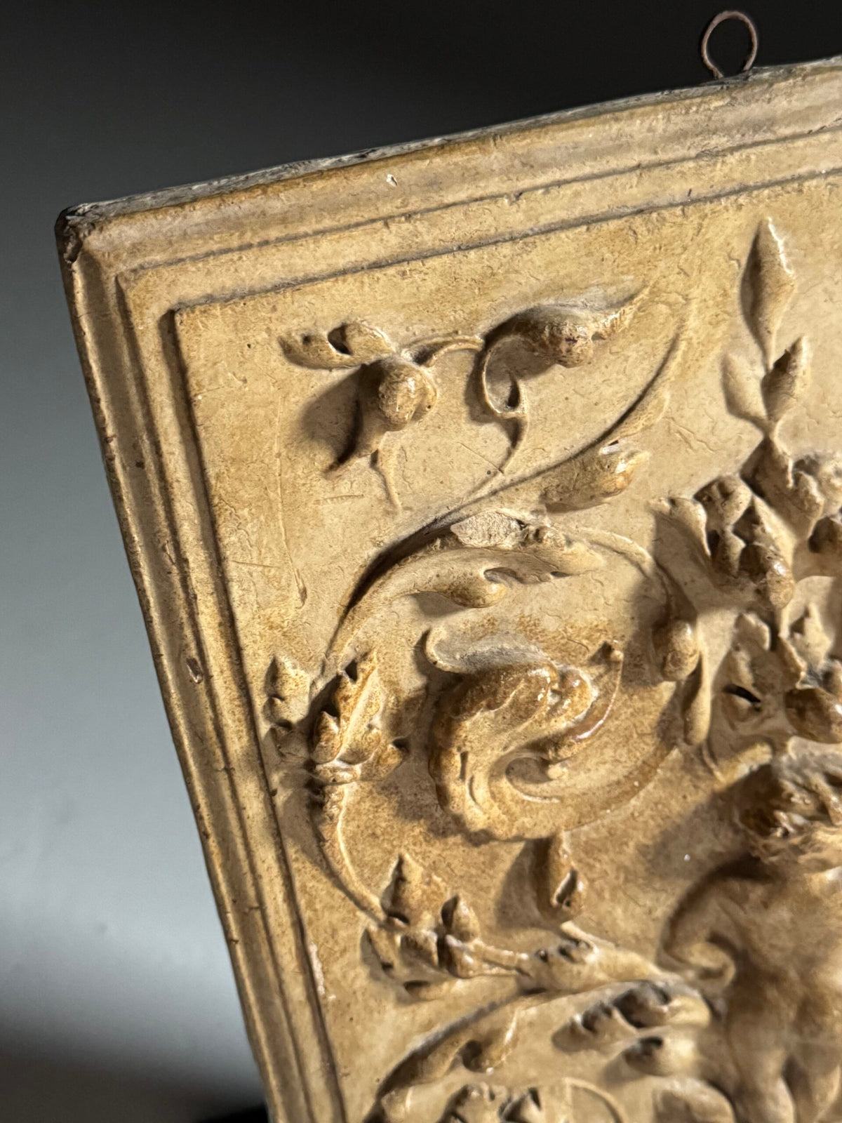 French Plaster Relief Panel, 19th Century, photo 6