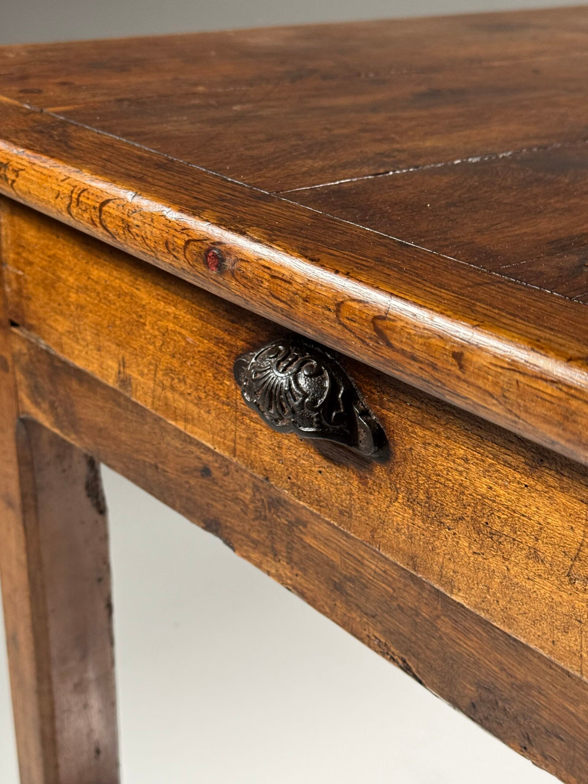 French Farmhouse Dining Table, 197 cm, Early 19th Century, photo 4