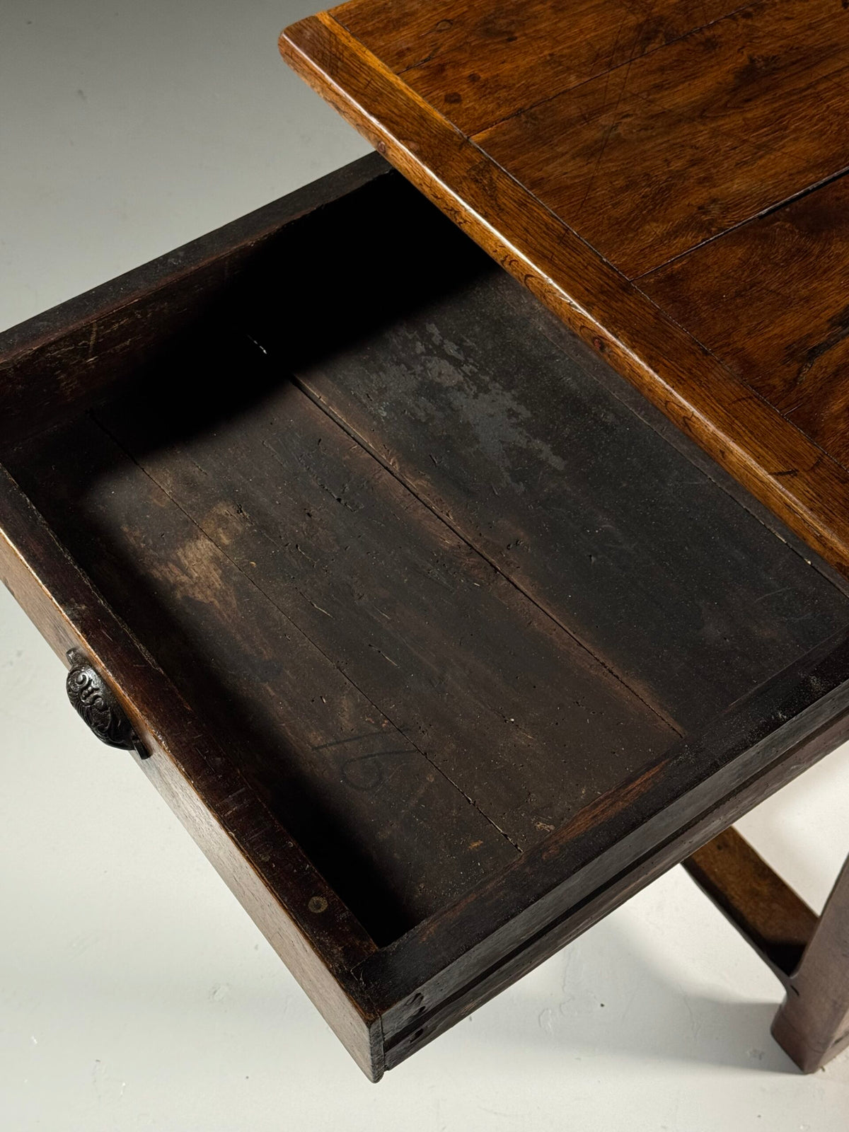 French Farmhouse Dining Table, 197 cm, Early 19th Century, photo 7
