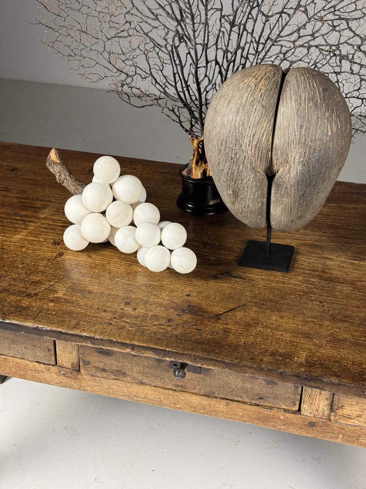 Spanish Walnut Table with Three Drawers, 18th Century, photo 20