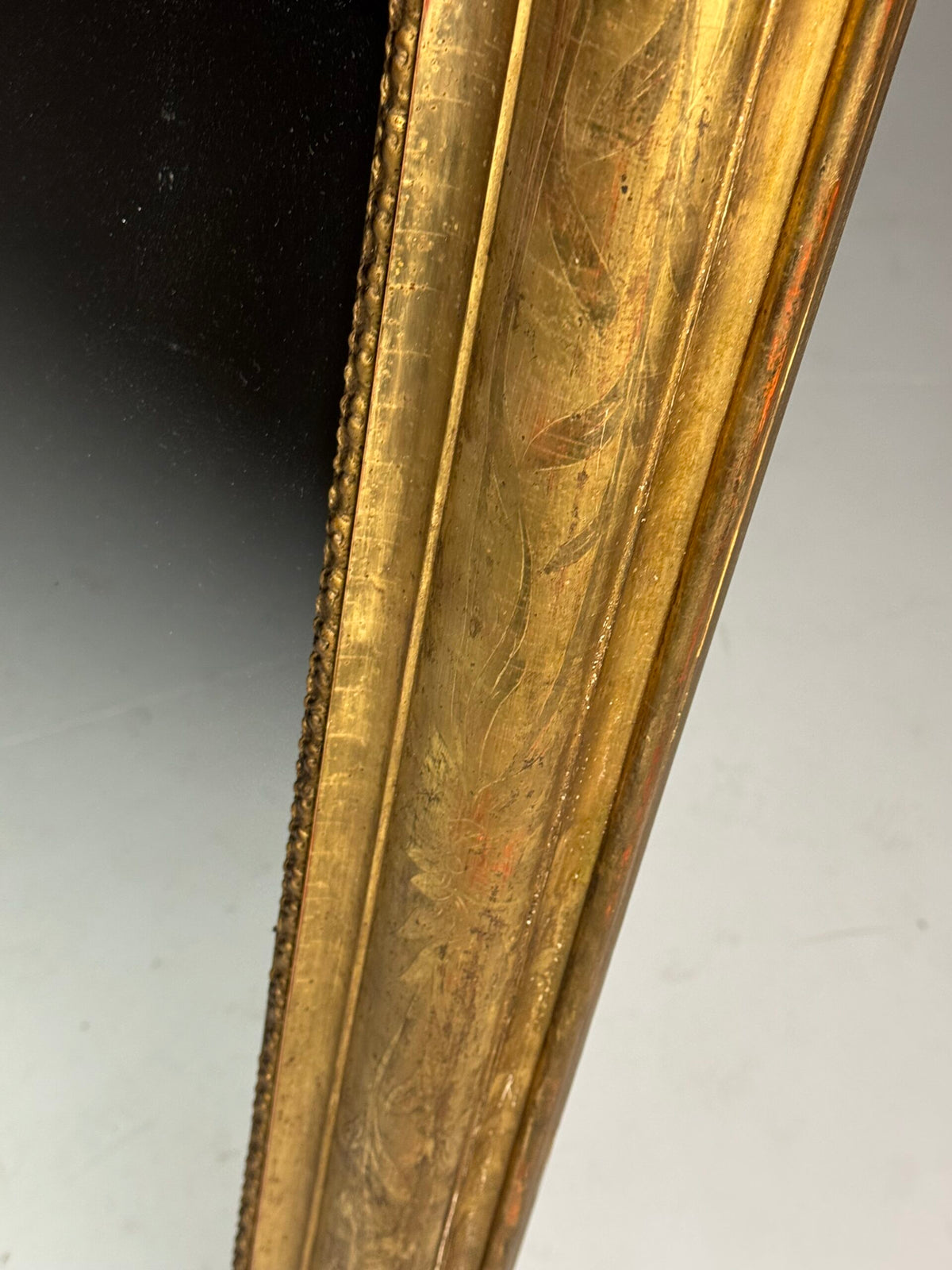 Pair of Large French Giltwood Mantel Mirrors, Mid 19th Century, photo 34