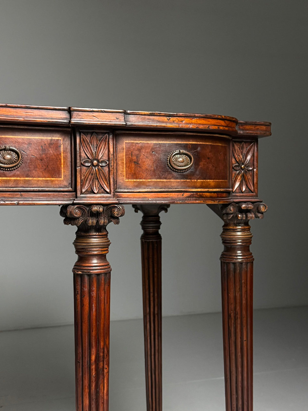English Regency Style Mahogany Sideboard, Late 20th Century, photo 2