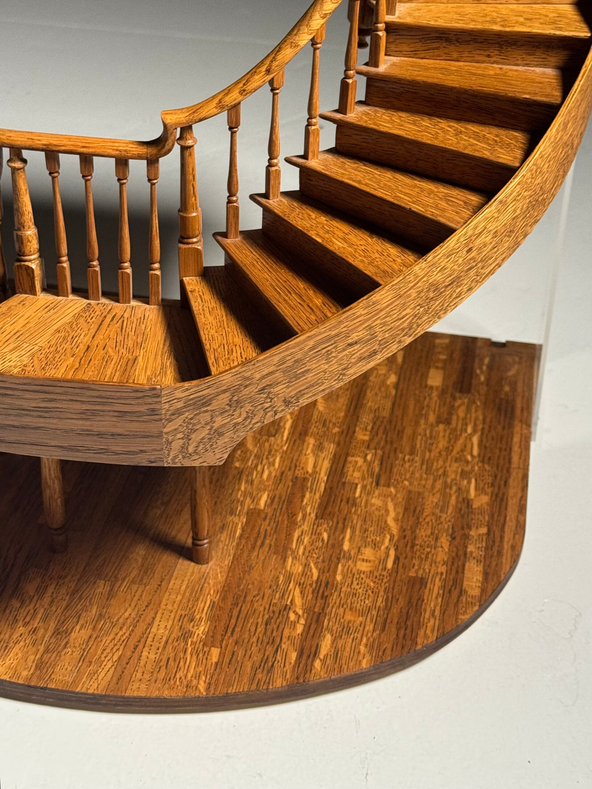 Architectural Staircase Scale Model with Inlaid Floor, London, photo 8