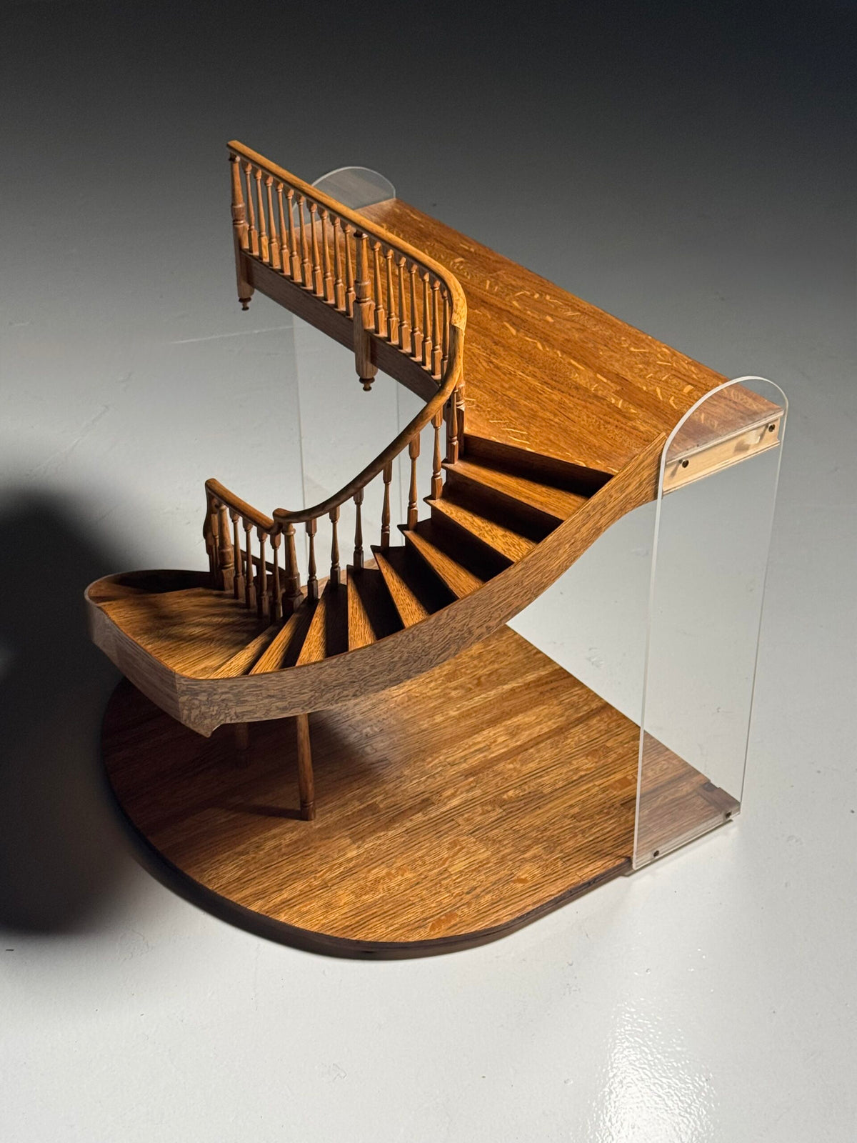 Architectural Staircase Scale Model with Inlaid Floor, London, photo 14