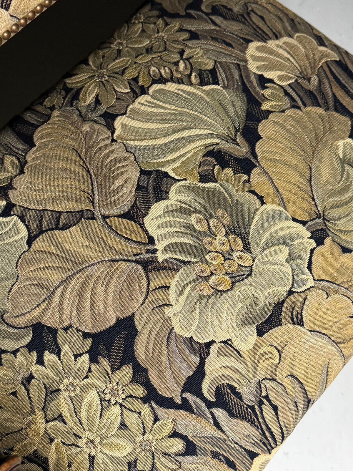 Pair of French Armchairs with Floral Upholstery, c. 1900, photo 3