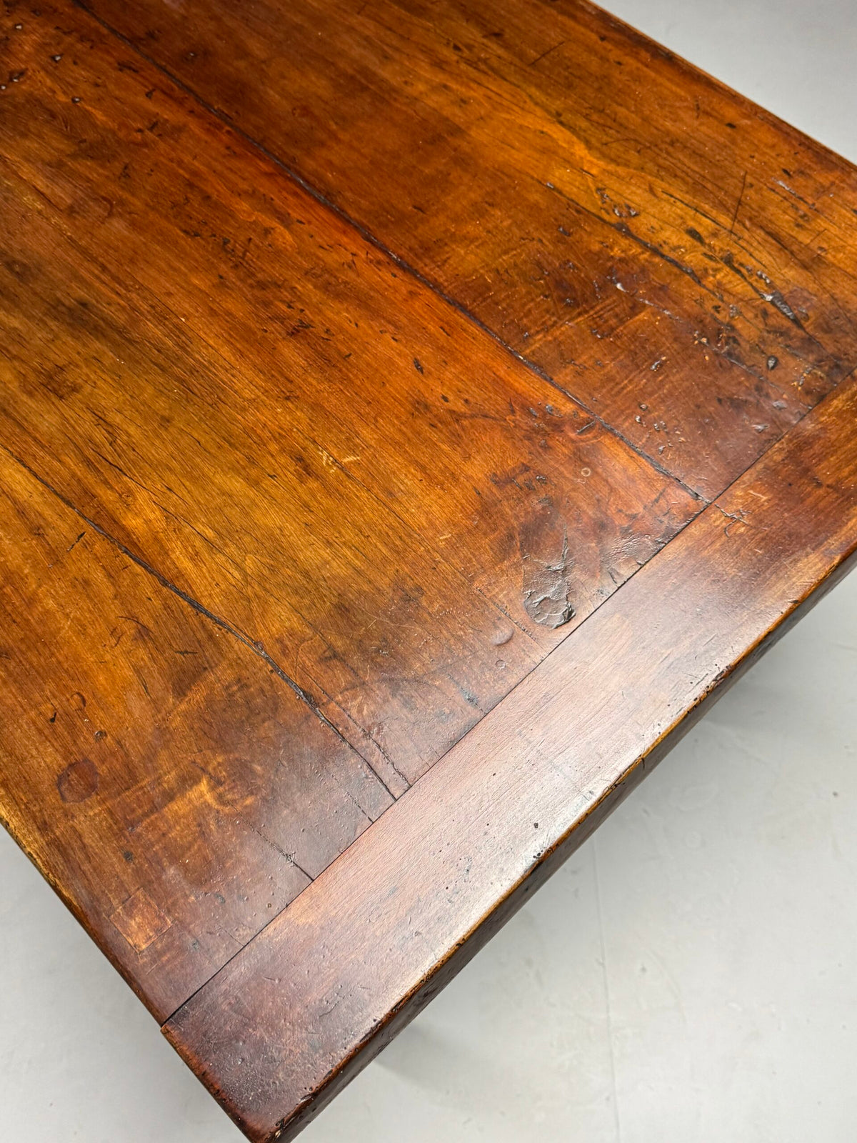 French Farmhouse Dining Table, 292 cm, Fruitwood, Early 19th Century, photo 2
