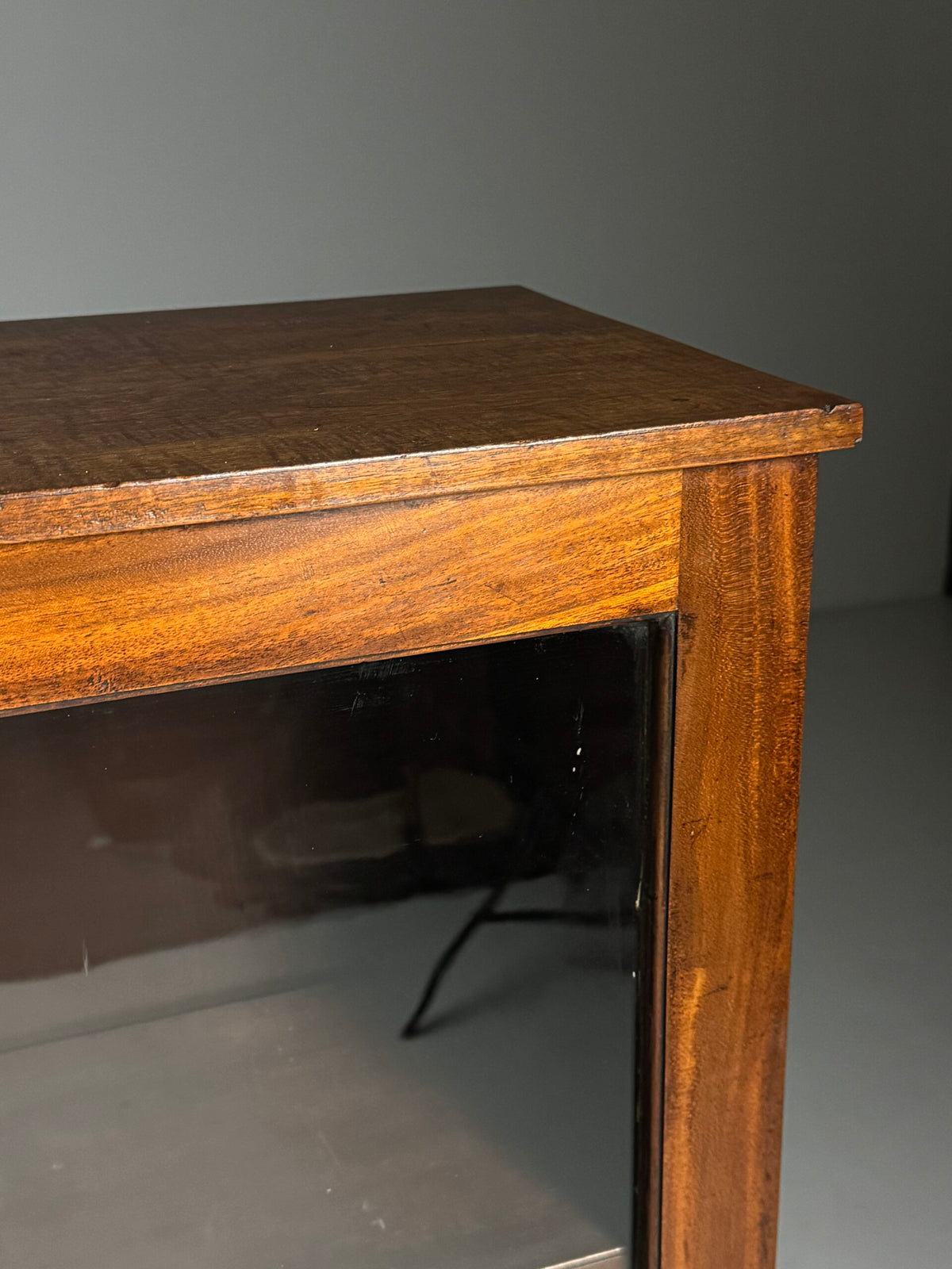 English Mahogany Display Cabinet or Small Bookcase, Late 19th Century, photo 3