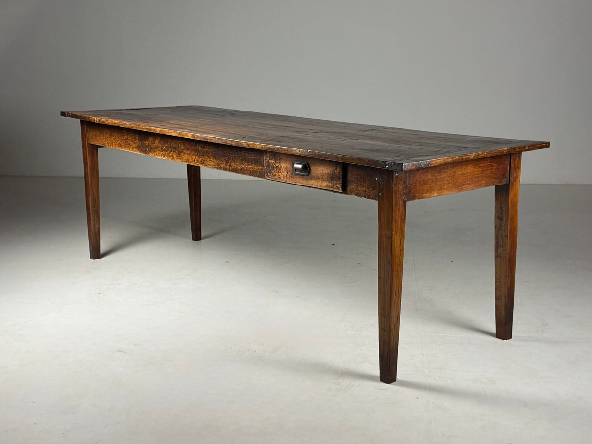French Farmhouse Dining Table, 242 cm, Early 19th Century, photo 8