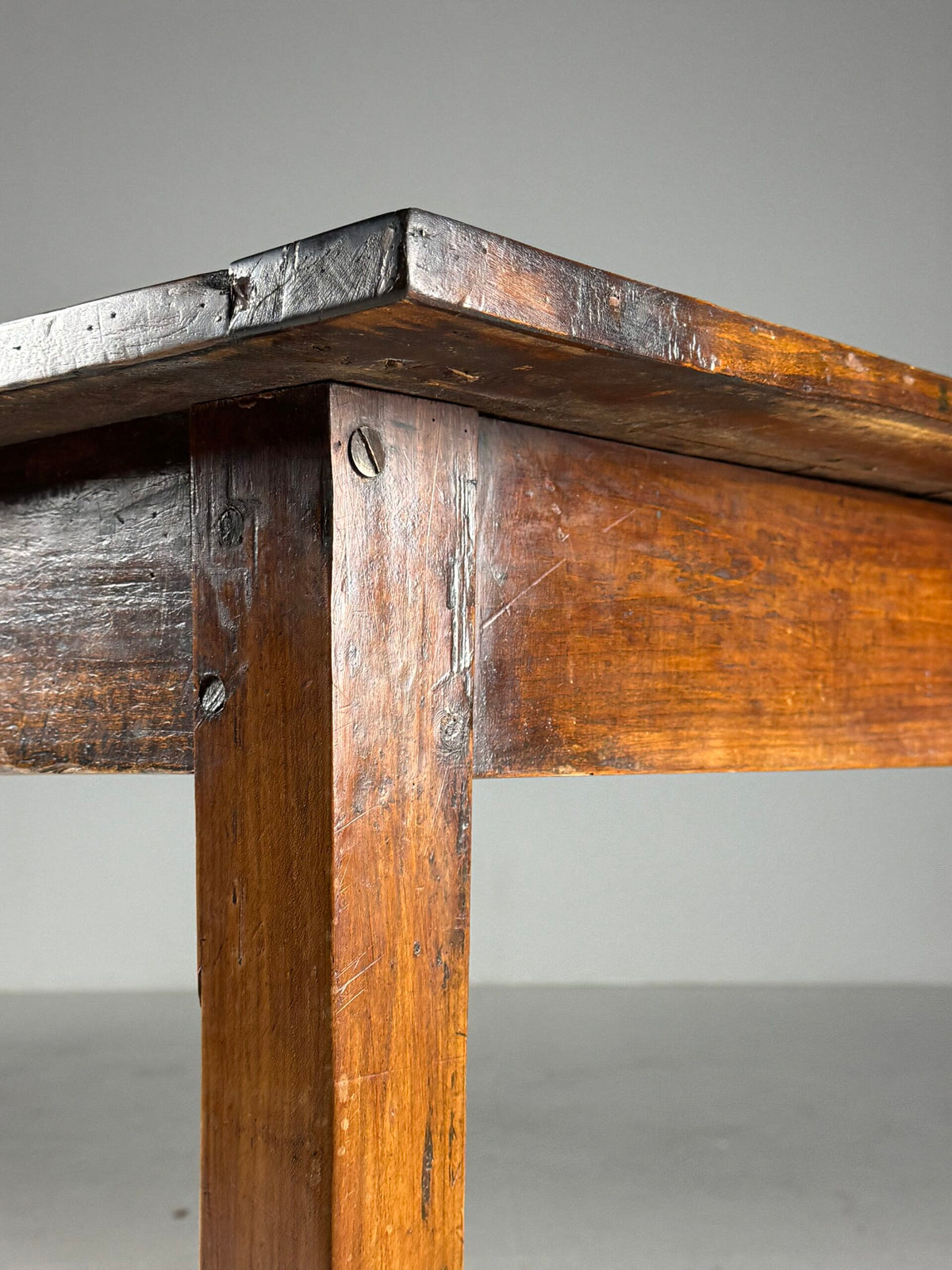 French Farmhouse Dining Table, 242 cm, Early 19th Century, photo 11