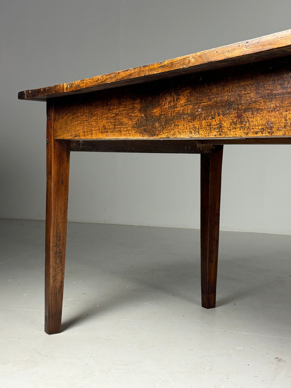 French Farmhouse Dining Table, 242 cm, Early 19th Century, photo 12