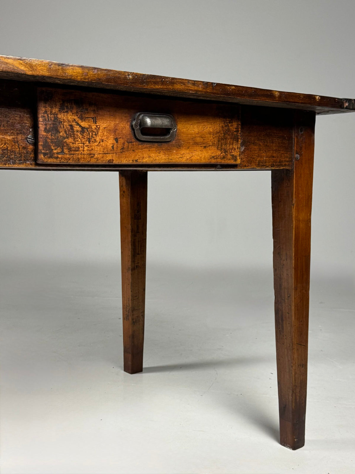 French Farmhouse Dining Table, 242 cm, Early 19th Century, photo 19