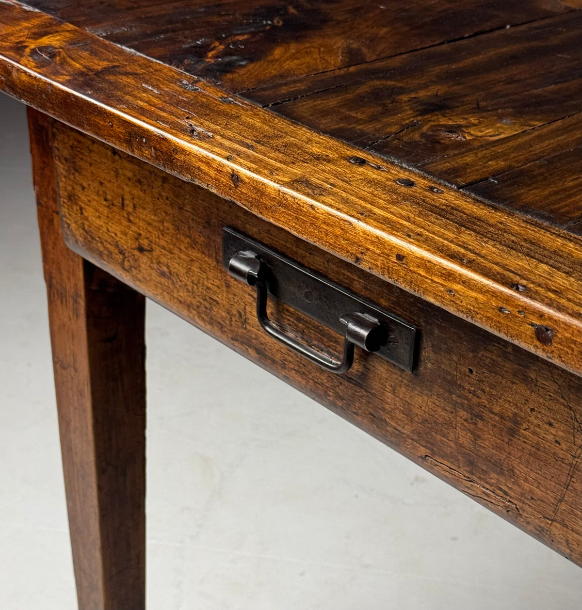 French Farmhouse Dining Table, 242 cm, Early 19th Century, photo 24